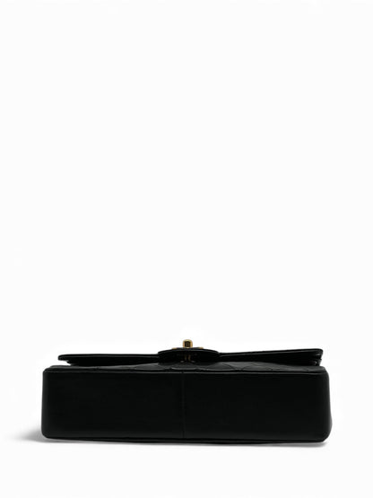 Chanel - Sac Timeless 25 double flap noir