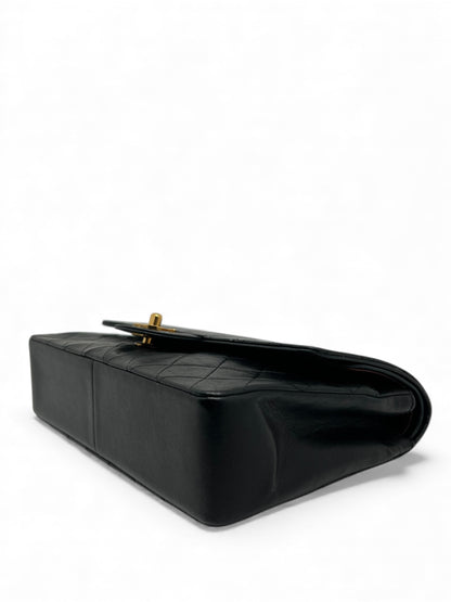 Chanel - Sac Timeless 25 double flap noir