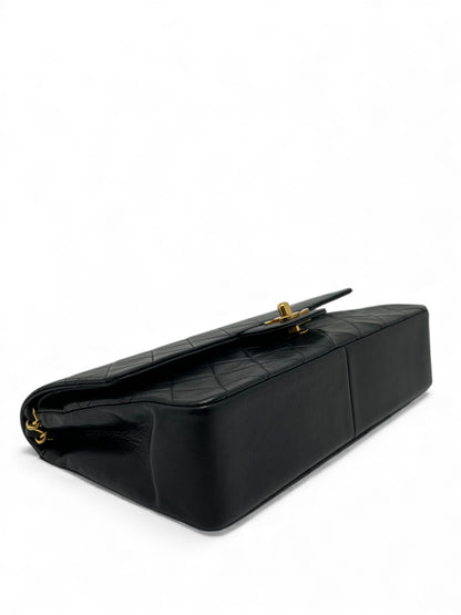 Chanel - Sac Timeless 25 double flap noir