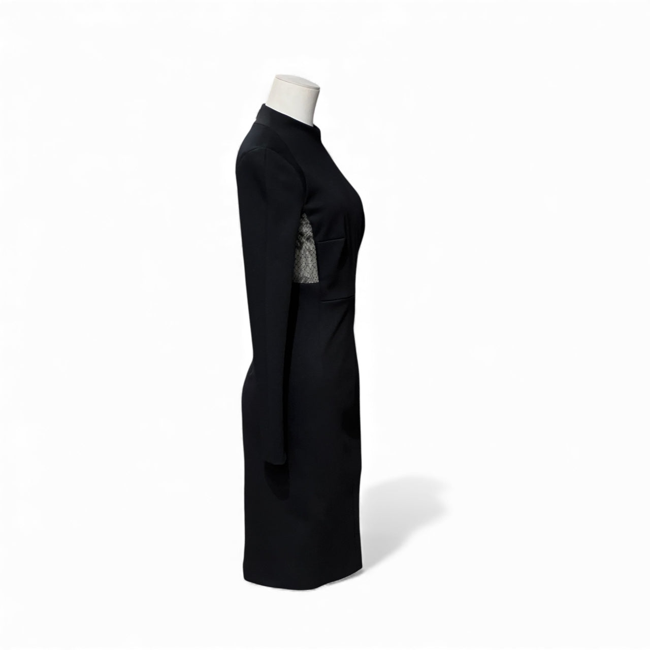 Gucci - Robe mi-longue noir T.36