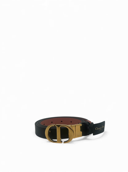 Christian Dior - Ceinture en cuir double couleur