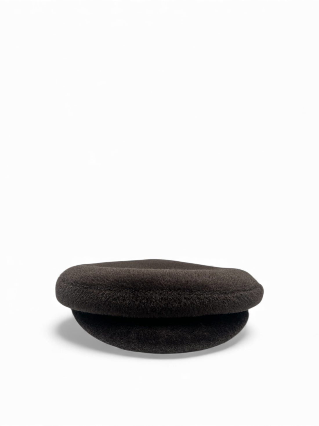 Hermès - Casquette en laine marron T.56