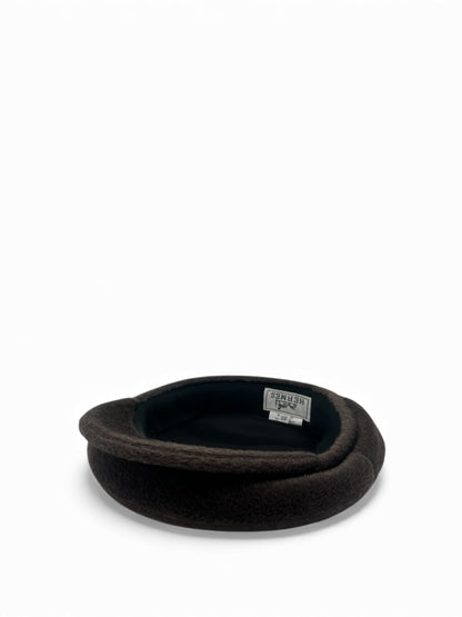 Hermès - Casquette en laine marron T.56