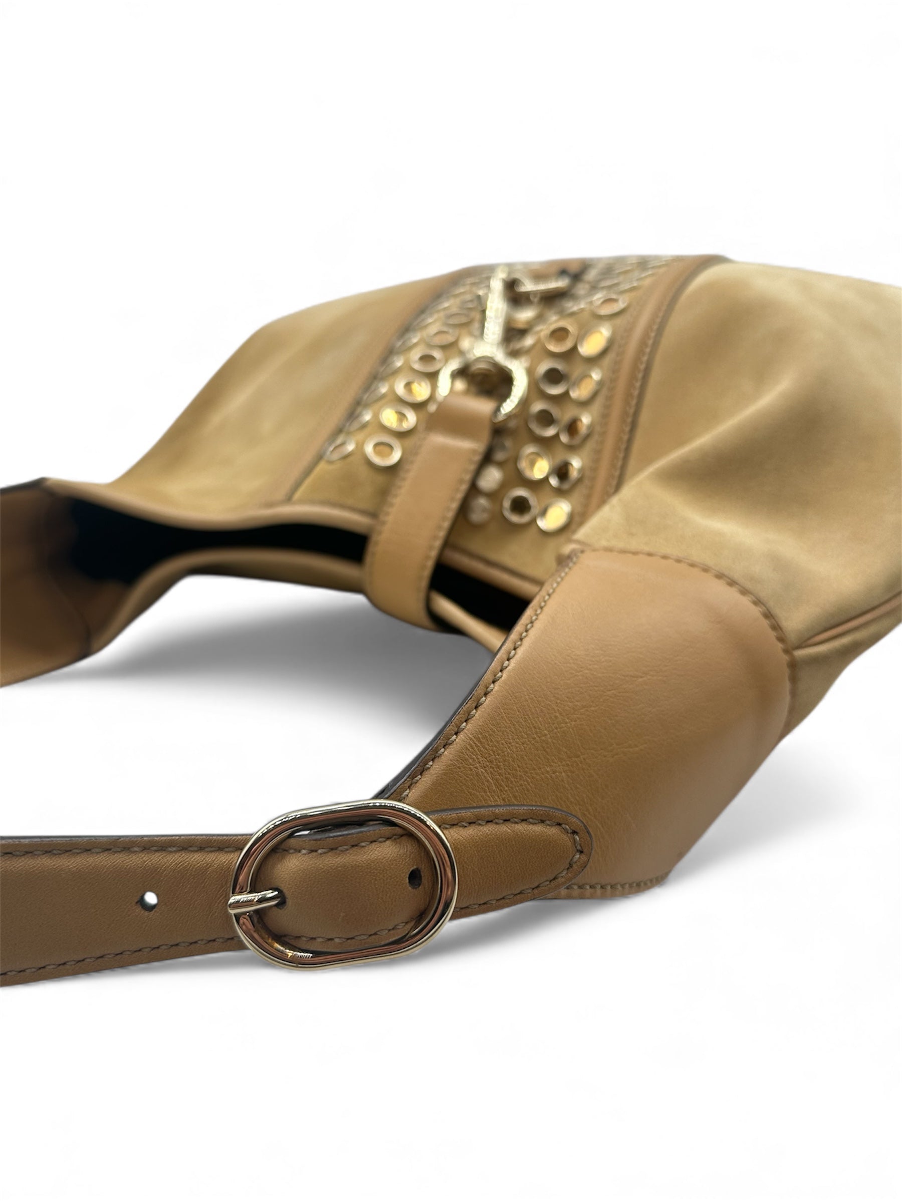 Gucci - Sac Jacquie en daim