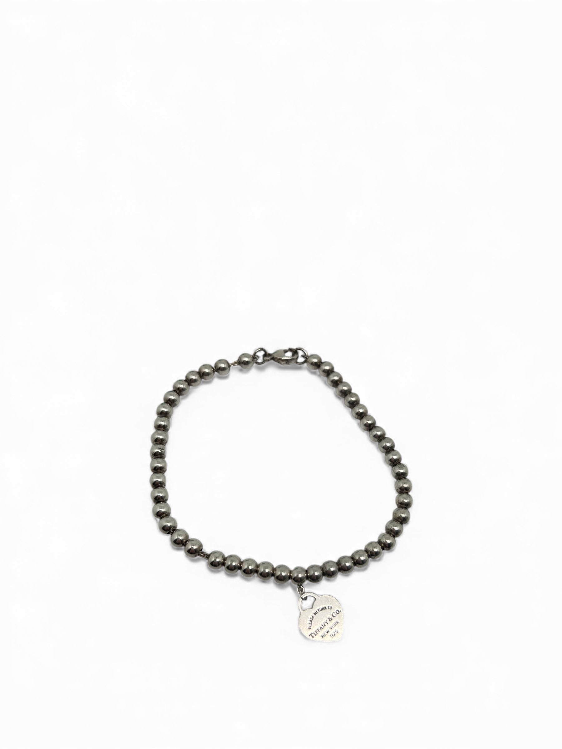 Tiffany &amp; Co - Bracelet de perles en argent T.M