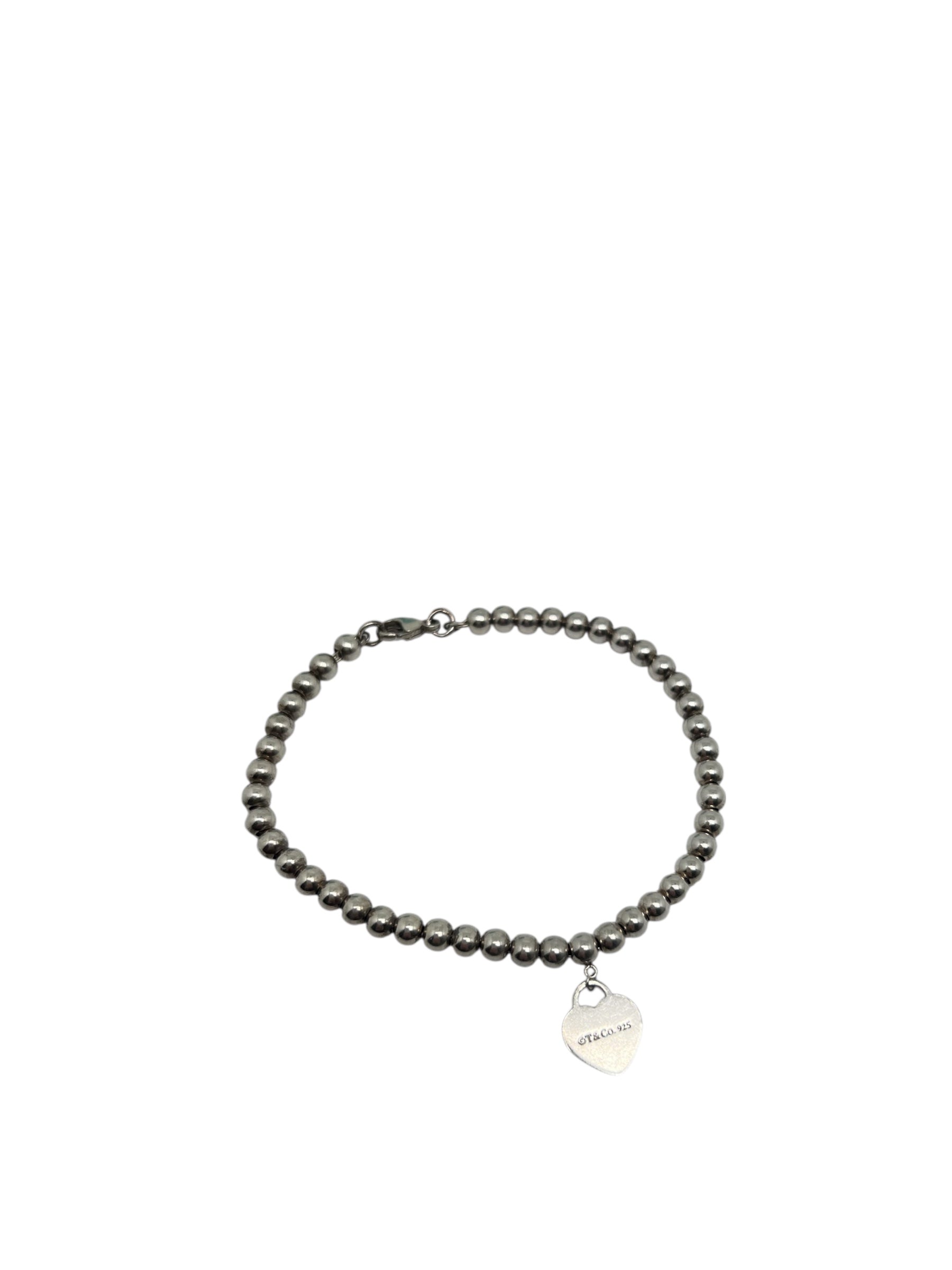 Tiffany &amp; Co - Bracelet de perles en argent T.M