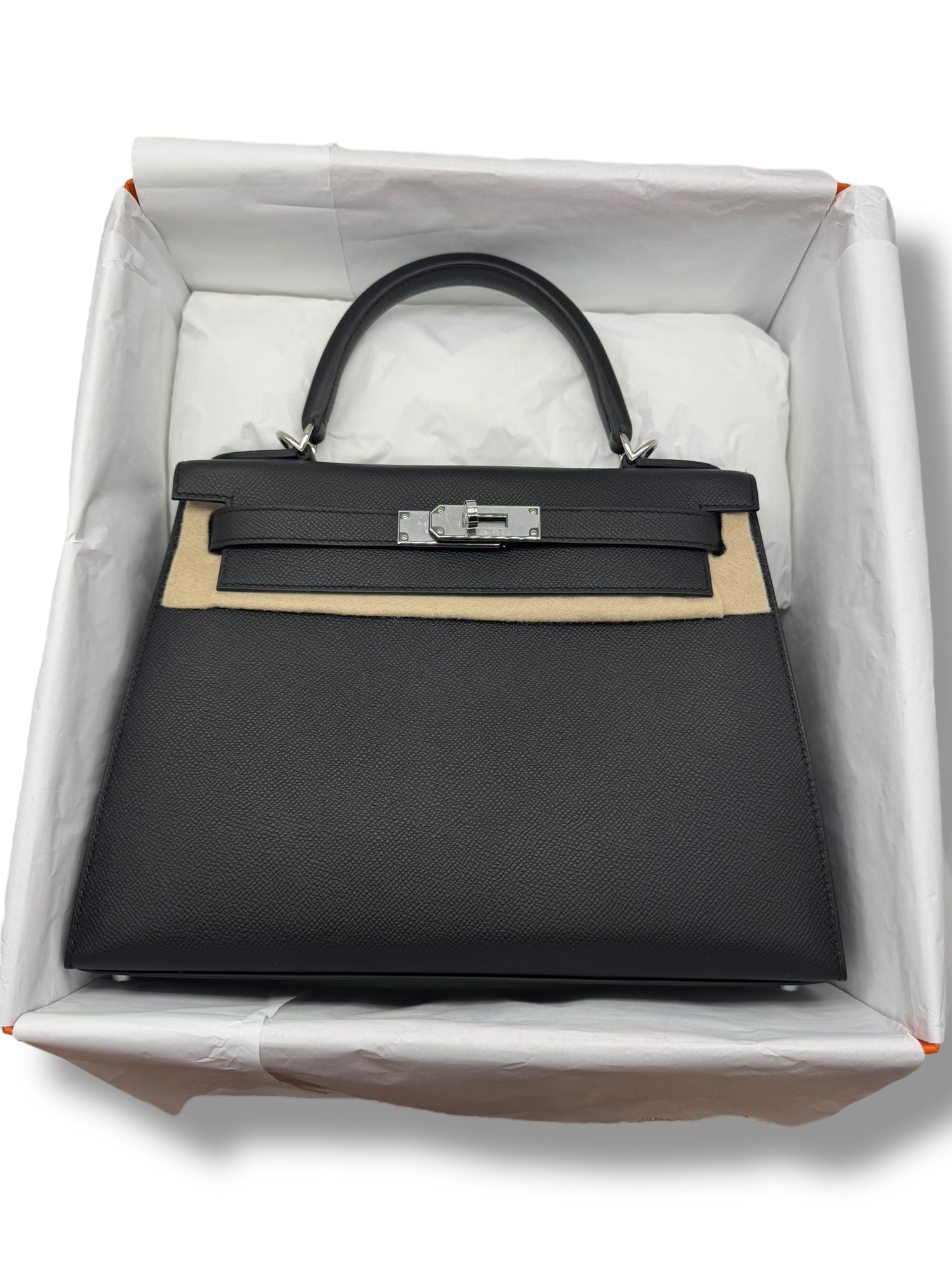 Hermès - Sac Kelly II Sellier 28 veau epsom