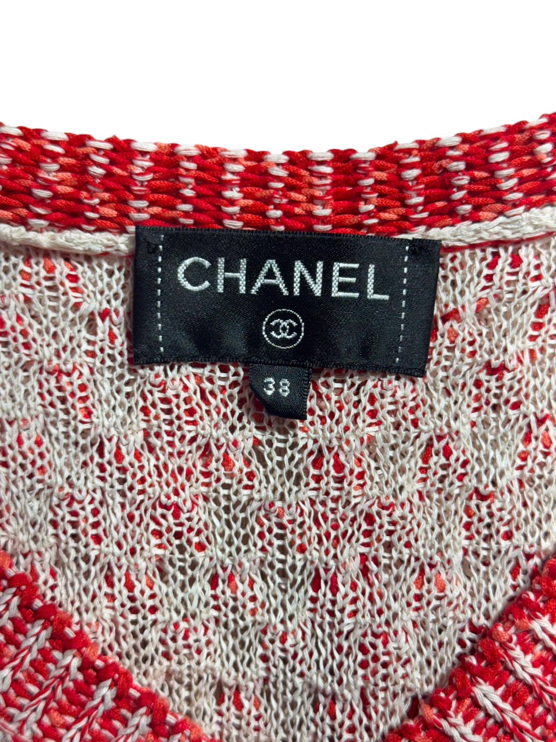 Chanel - Completo La Pausa rosso e bianco T38