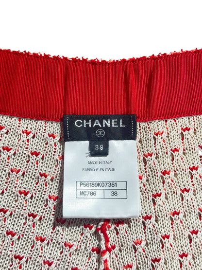 Chanel - Ensemble La Pausa rouge et blanc T38