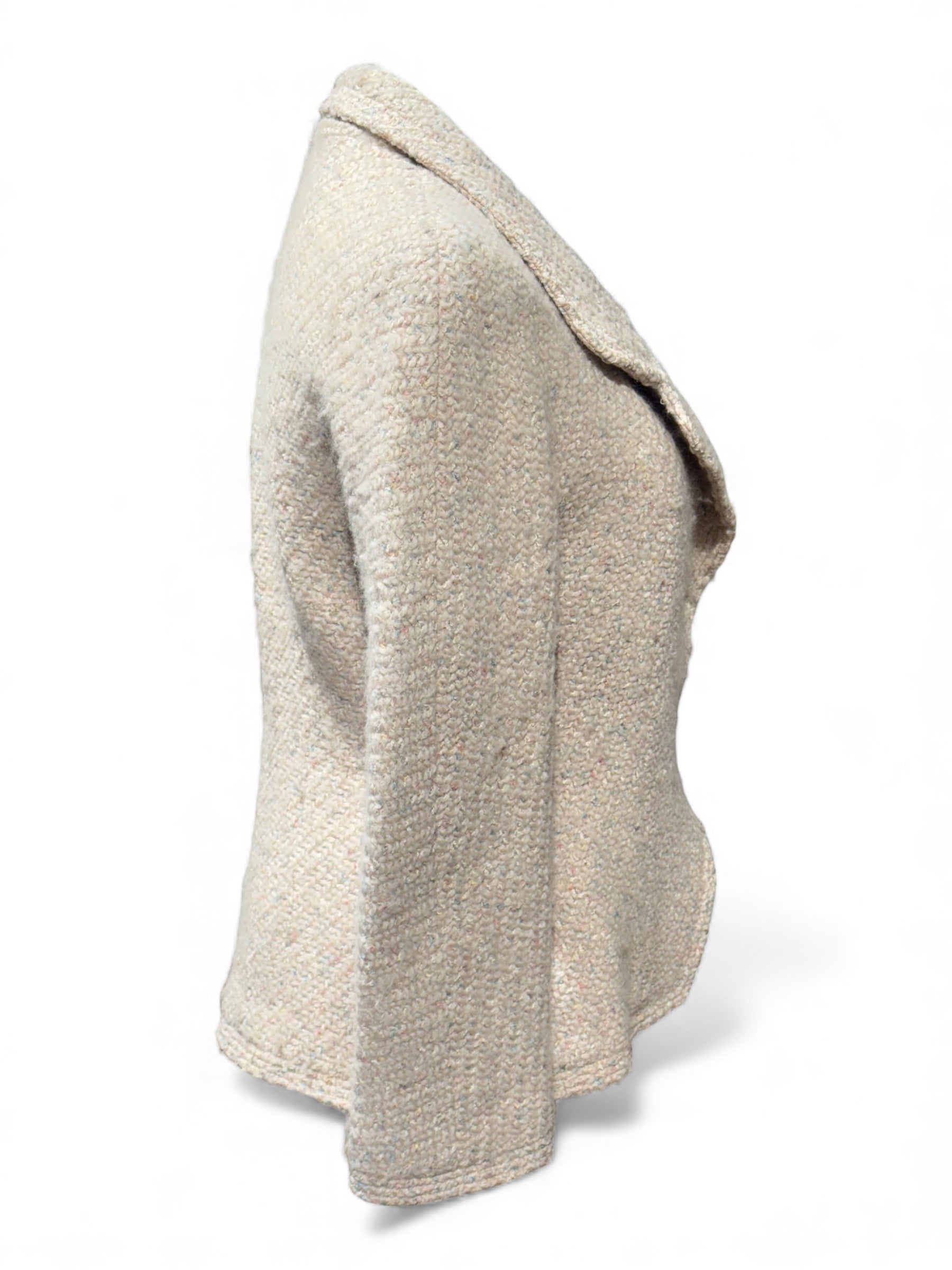Chanel - Veste en tweed beige T36