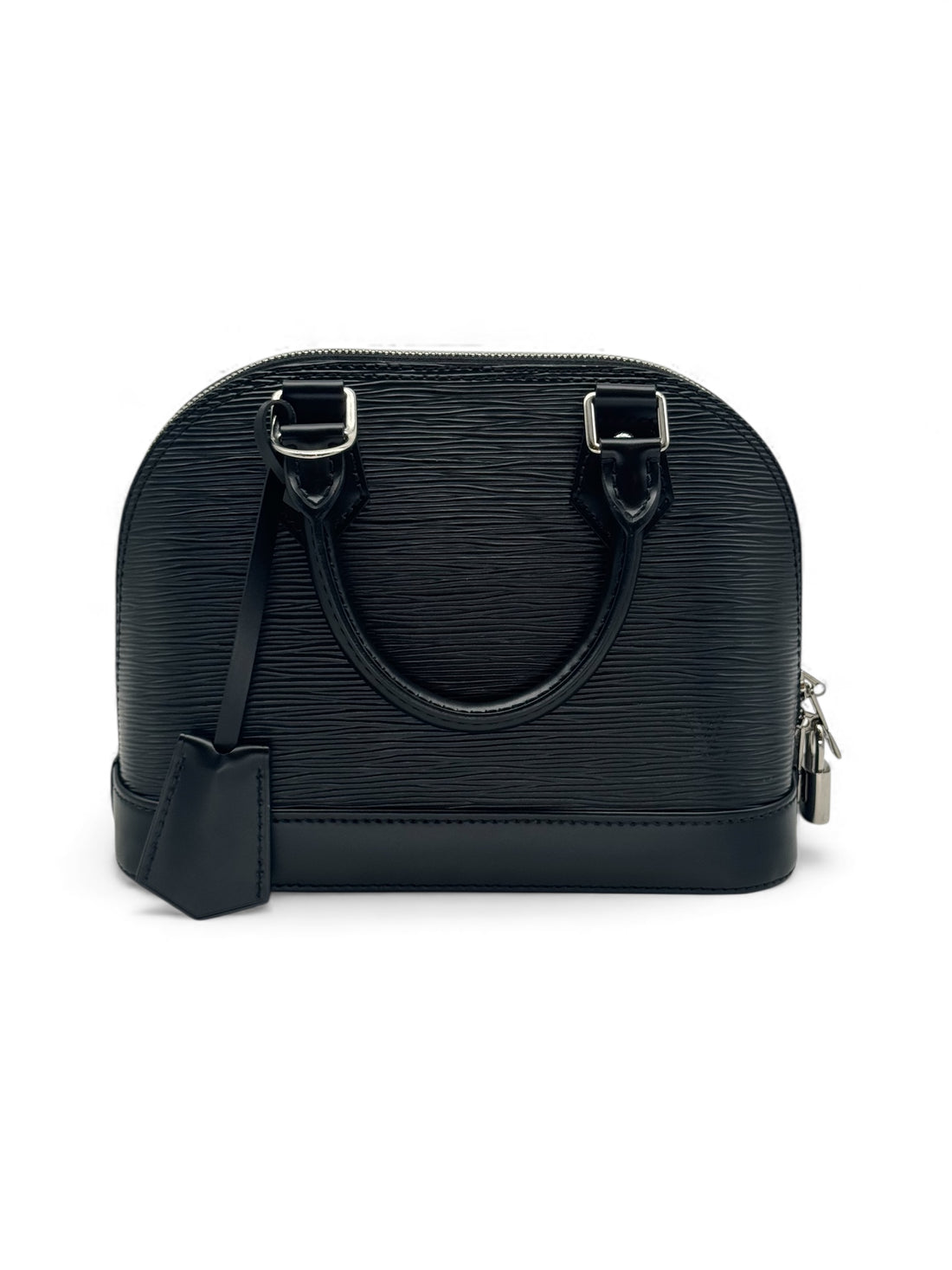 Louis Vuitton - Sac alma BB cuir épi noir avec 2 bandoulière