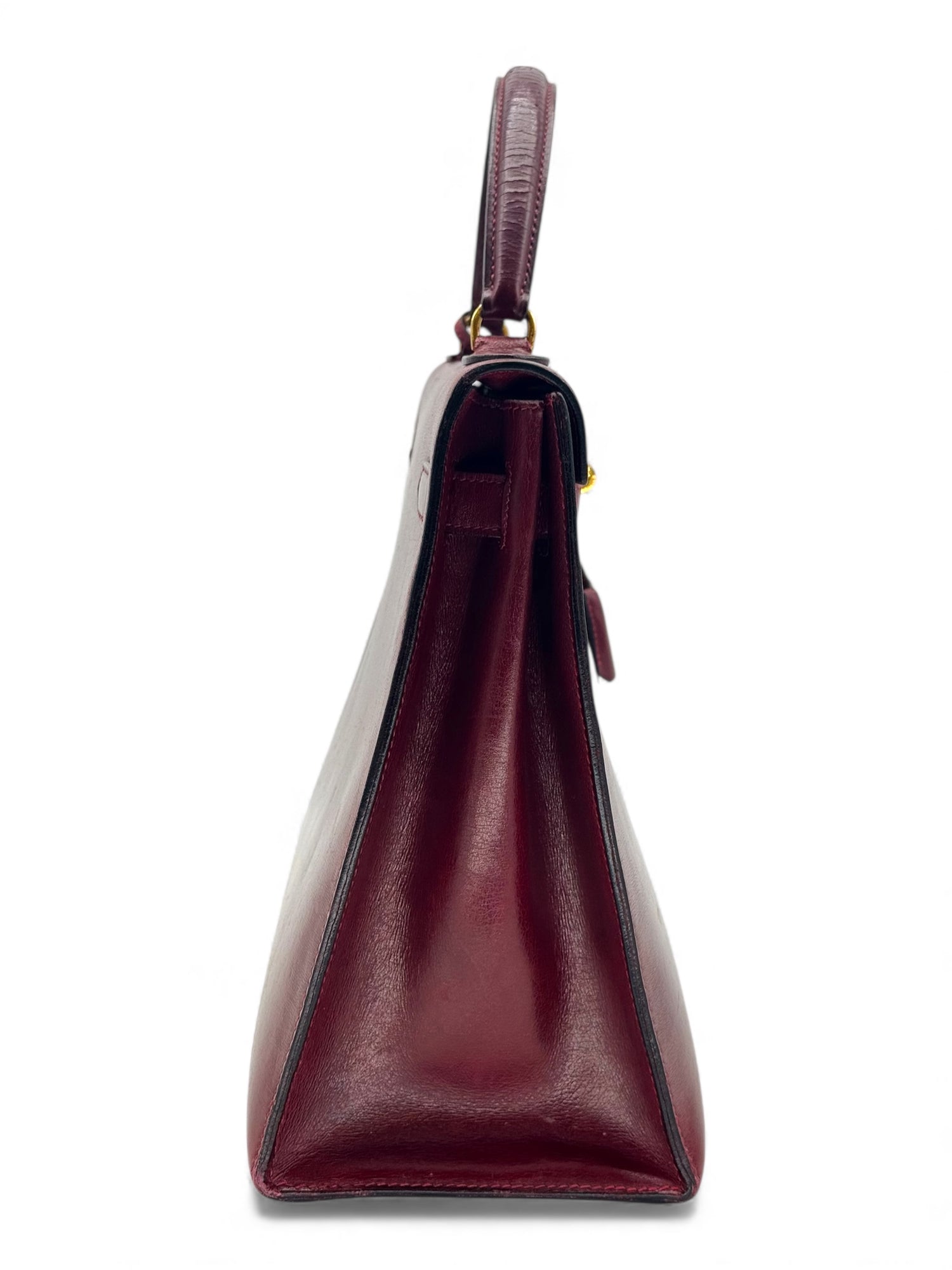 Hermès - Sac Kelly 32 Box Rouge H