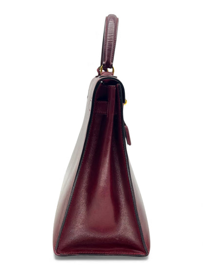 Hermès - Sac Kelly 32 Box Rouge H