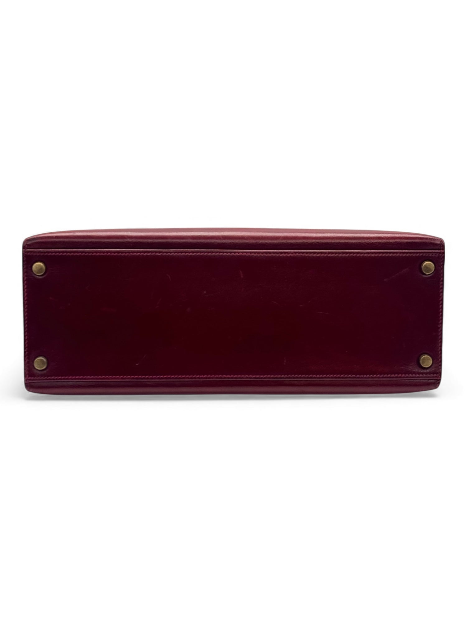 Hermès - Sac Kelly 32 Box Rouge H