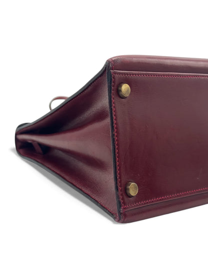 Hermès - Sac Kelly 32 Box Rouge H