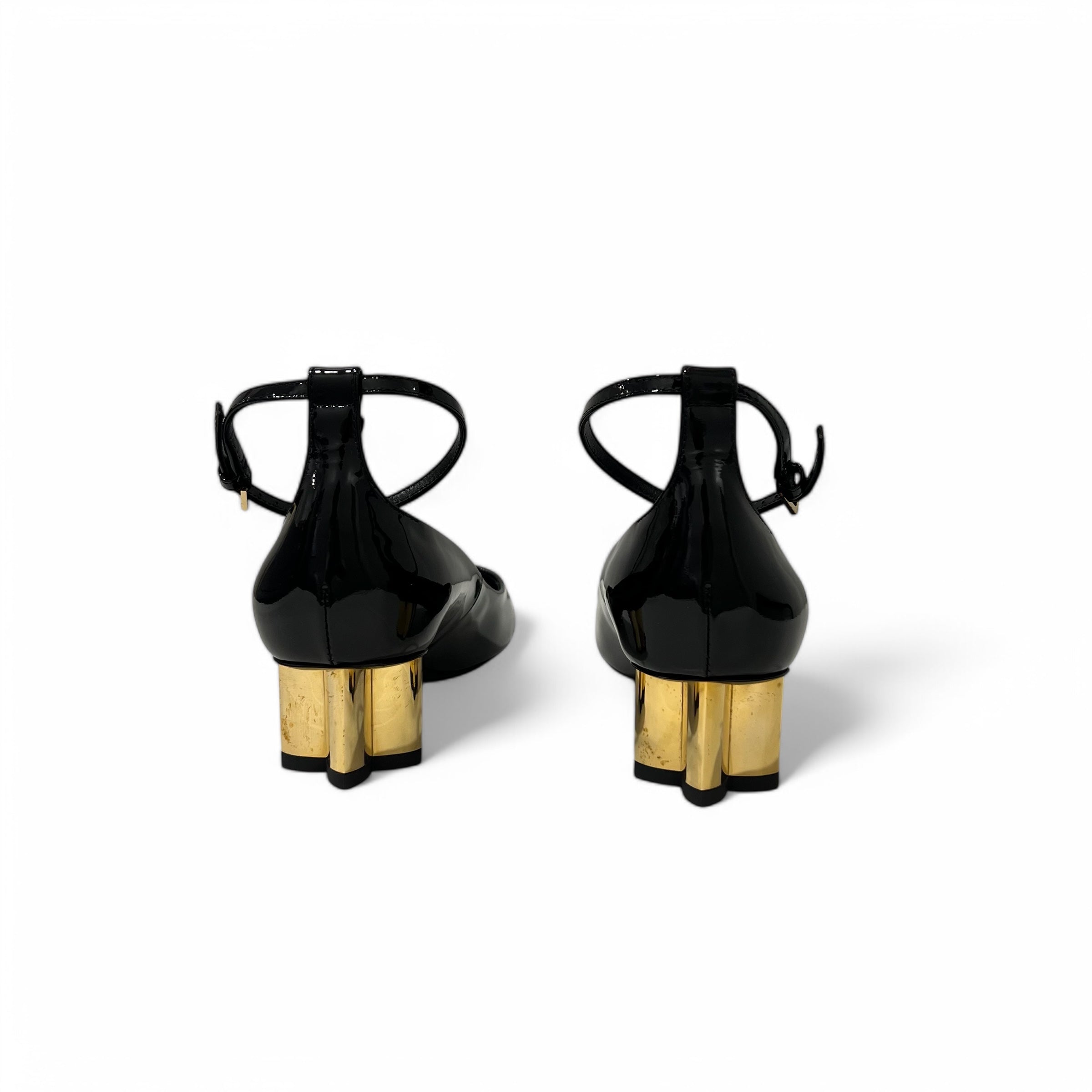 Louis Vuitton - Escarpins talon fleur monogram