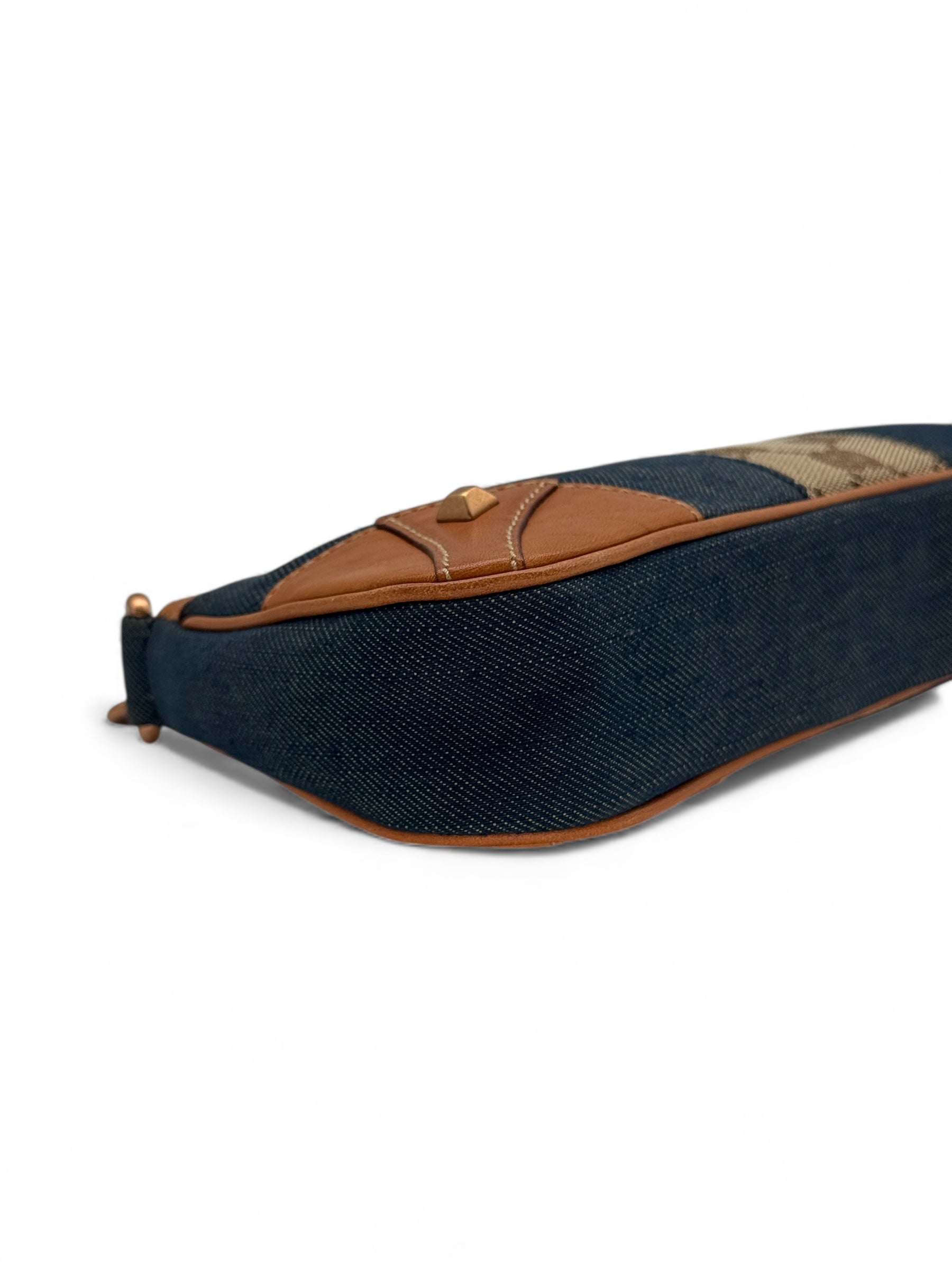 Gucci - Schultertasche aus Jeansstoff