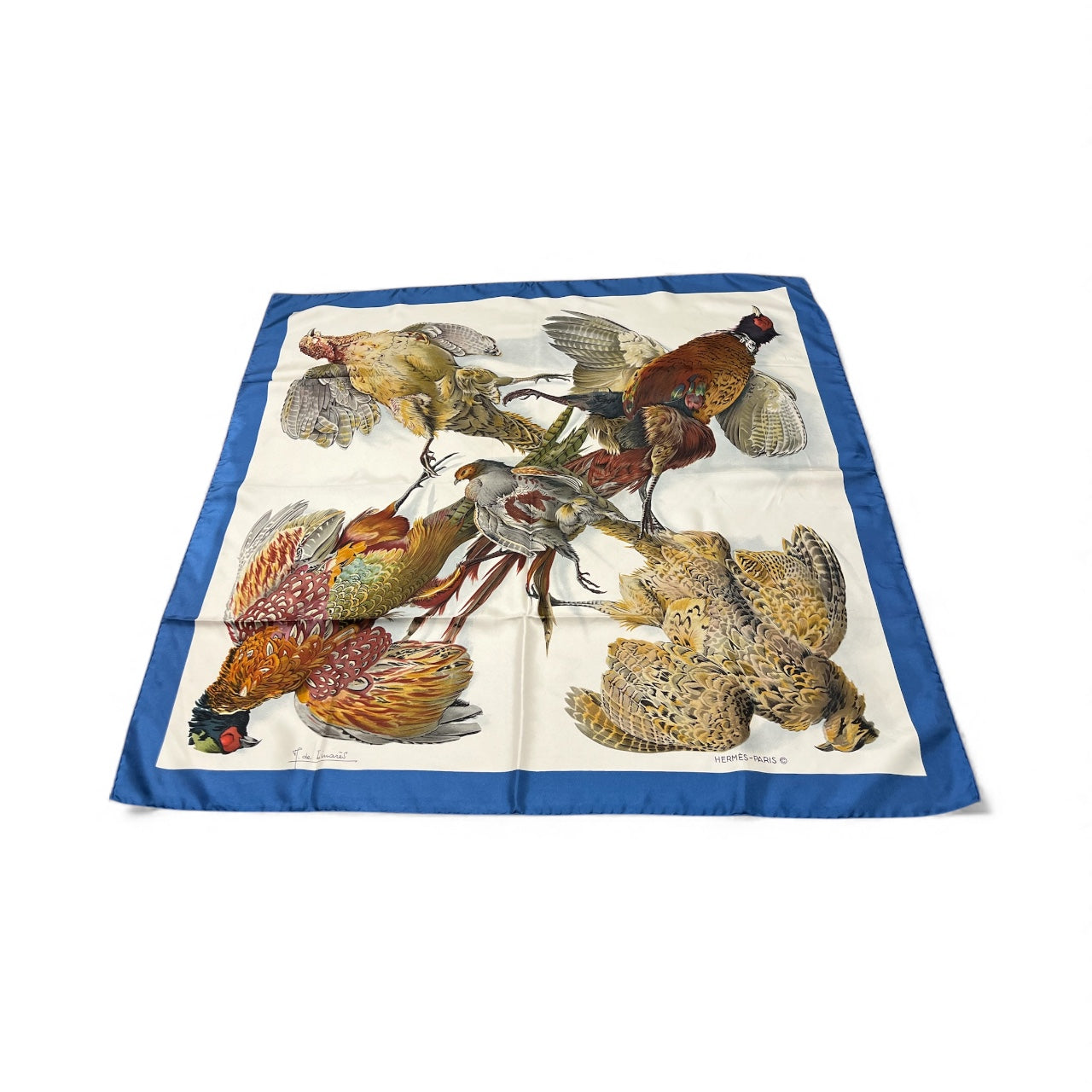 Hermès - Carré en soie 90 Multicolore