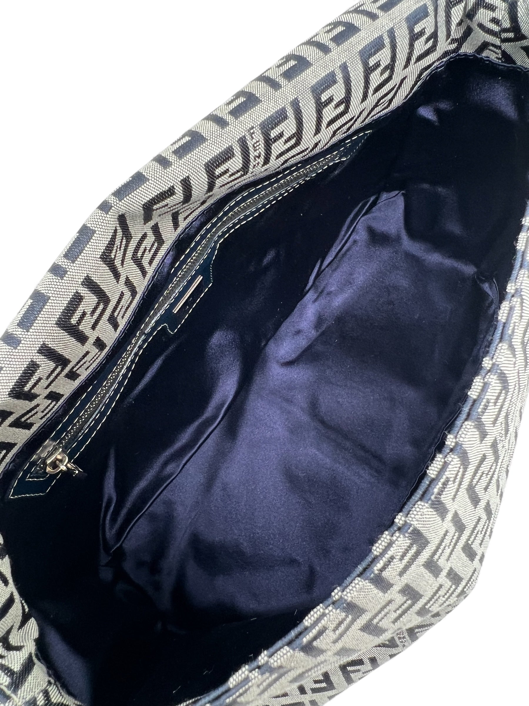 Fendi - Mamma Baguette Tasche blau