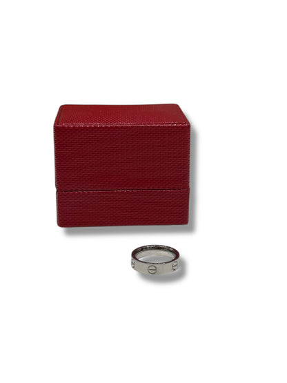 Cartier - Bague Love Classique Or gris t.51
