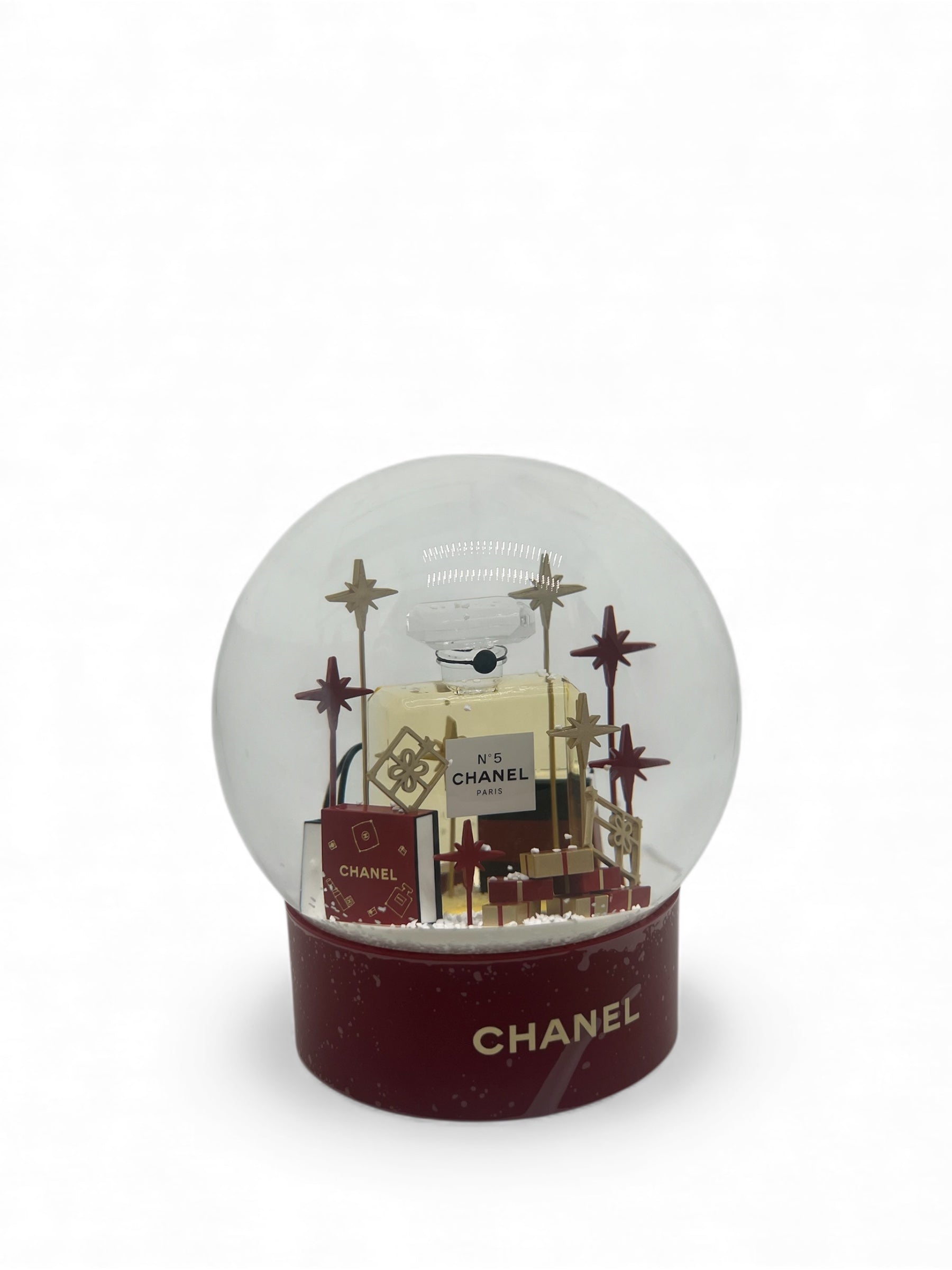 Chanel - Roter Schneekugel