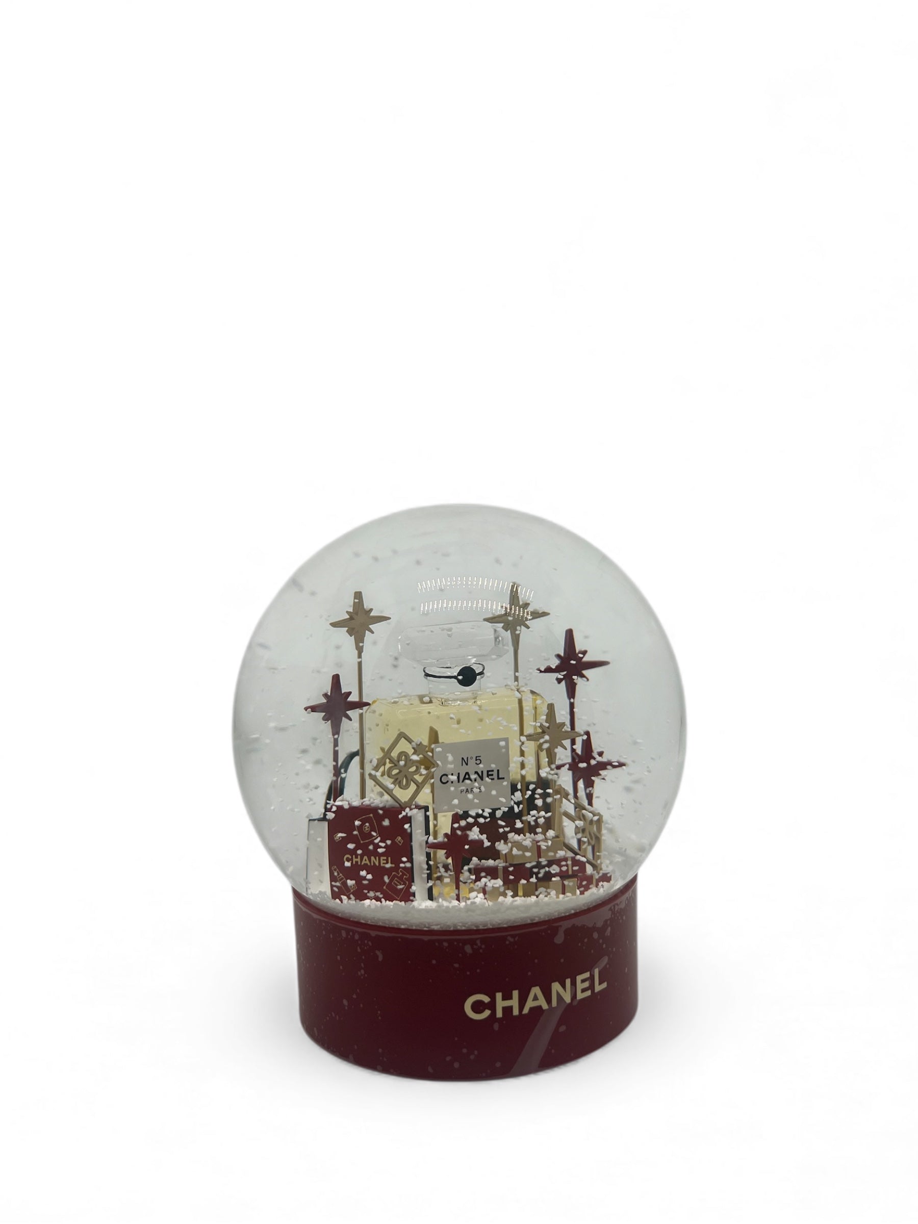 Chanel - Roter Schneekugel