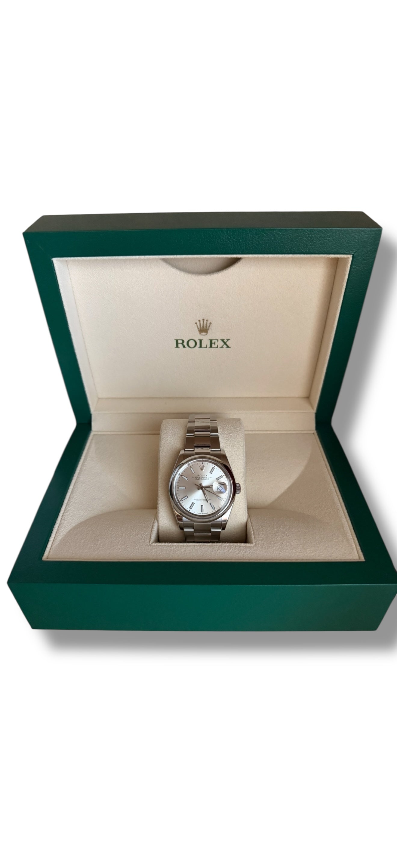 Rolex - Montre Datejust 126200 36mm cadran argentée