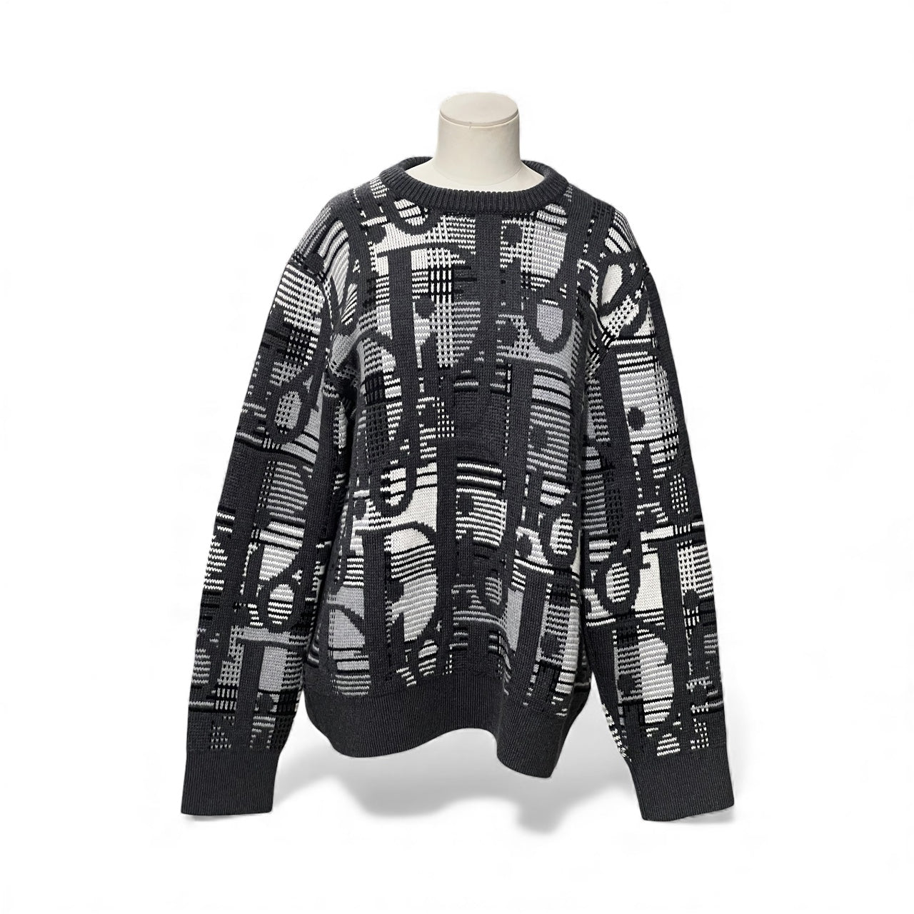 Dior - Maglione Oblique grigio TL