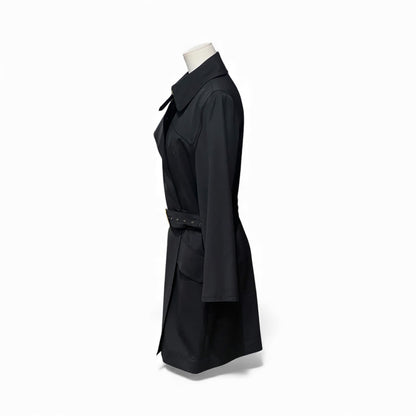 Hermès -  Trench noir T38