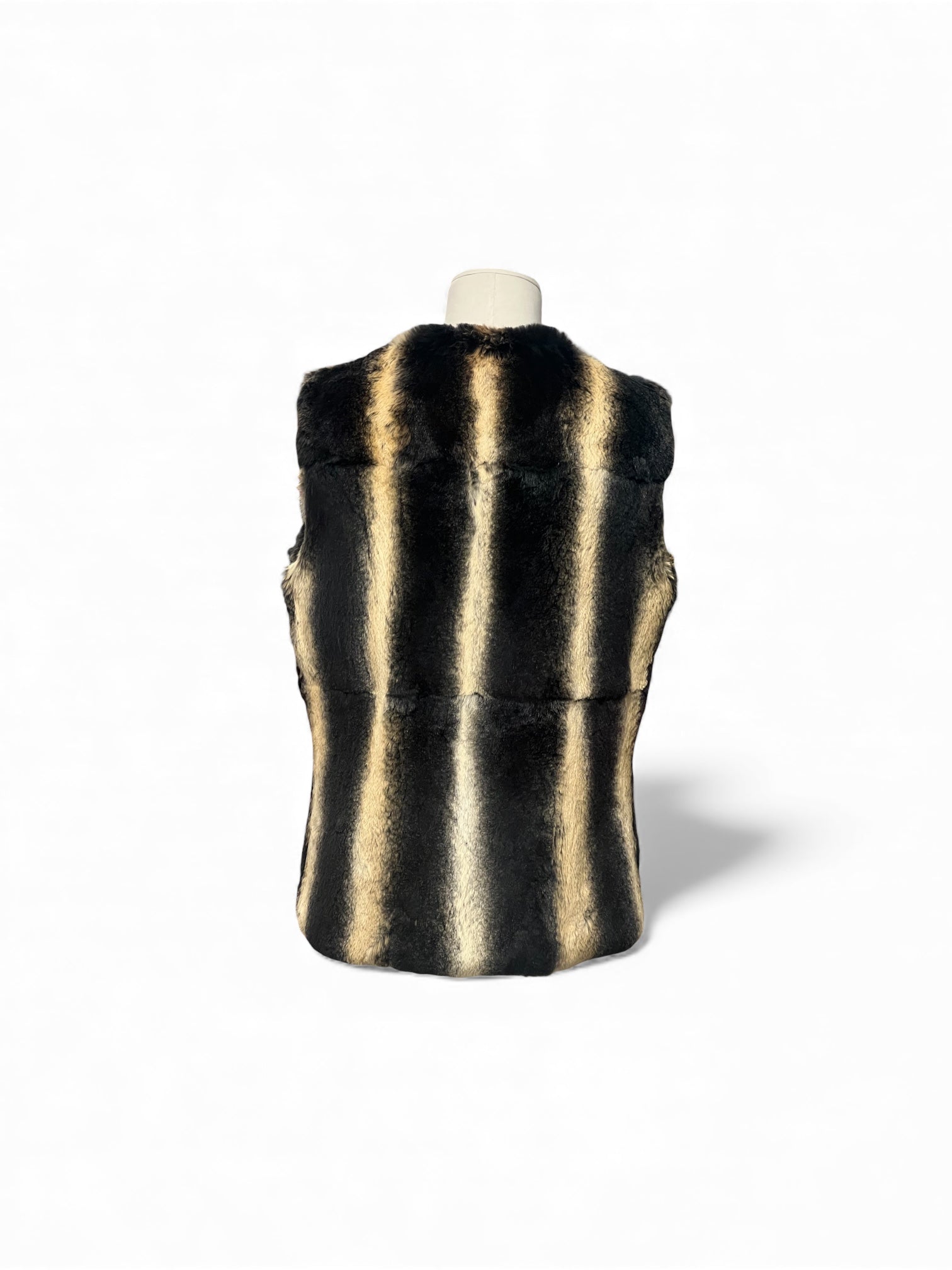 Yves Salomon - Veste fourrure lapin sans manches T38