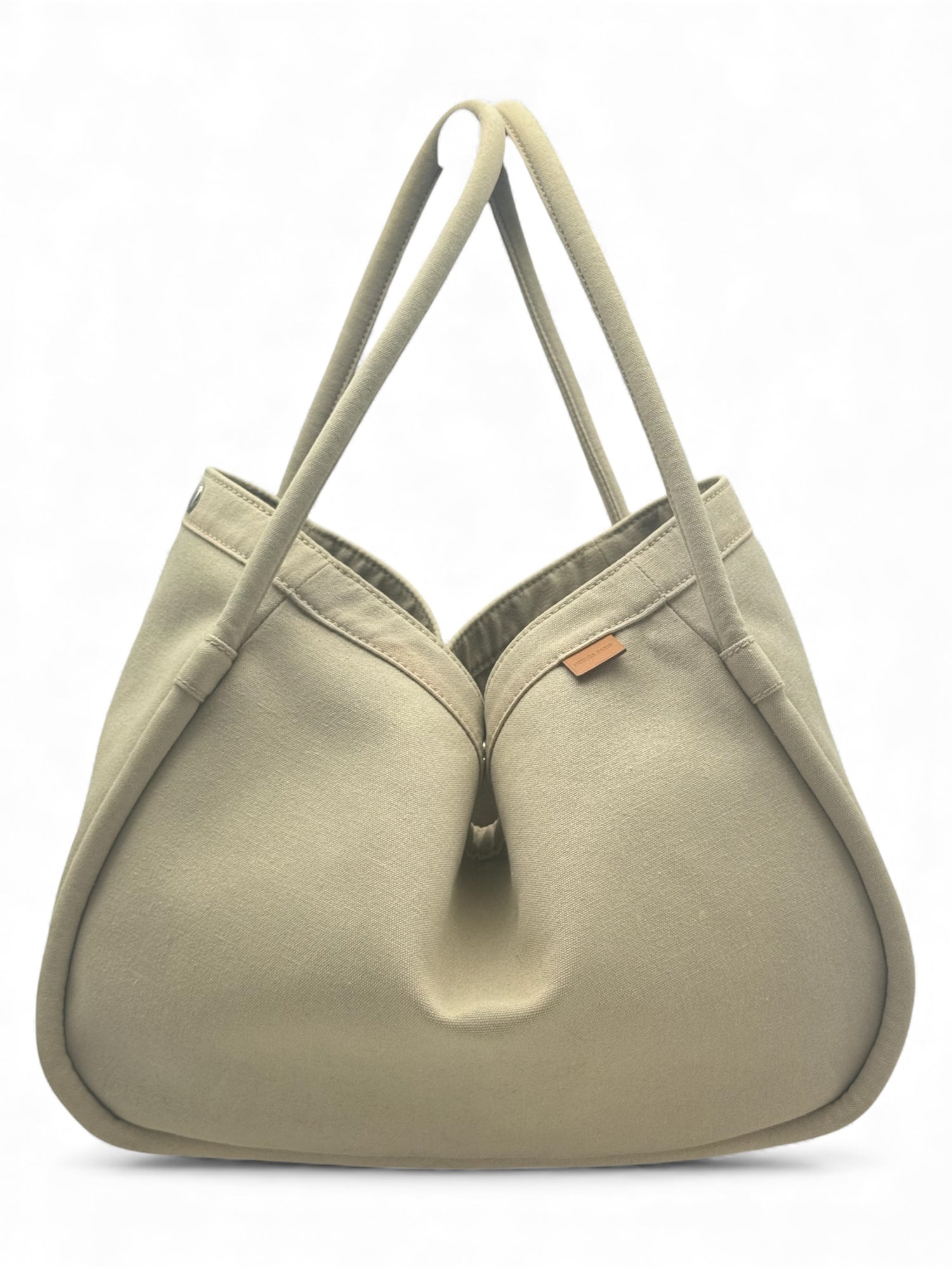Hermès - Sac en toile gris