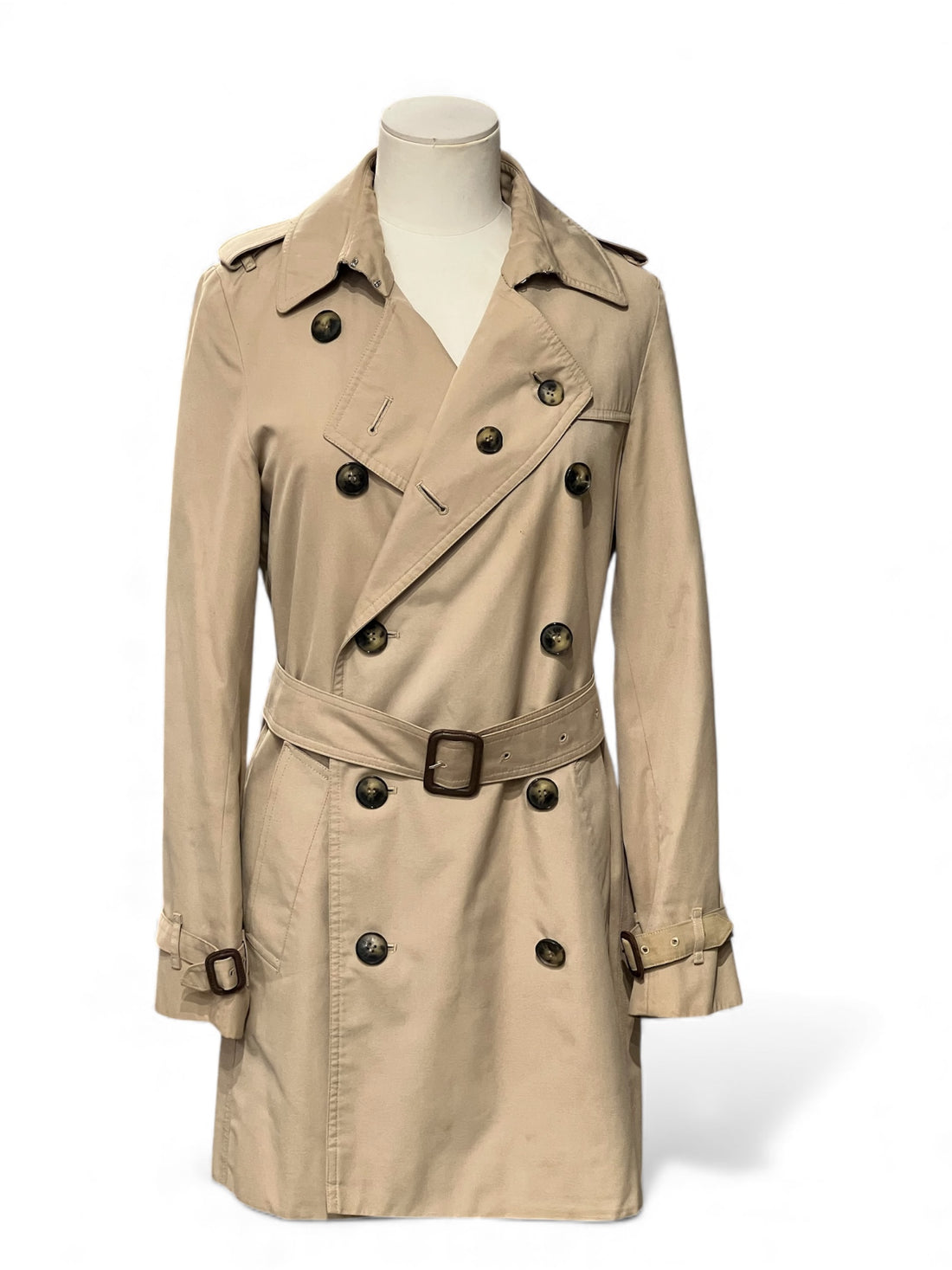 Burberry - Beige trench coat, size 36