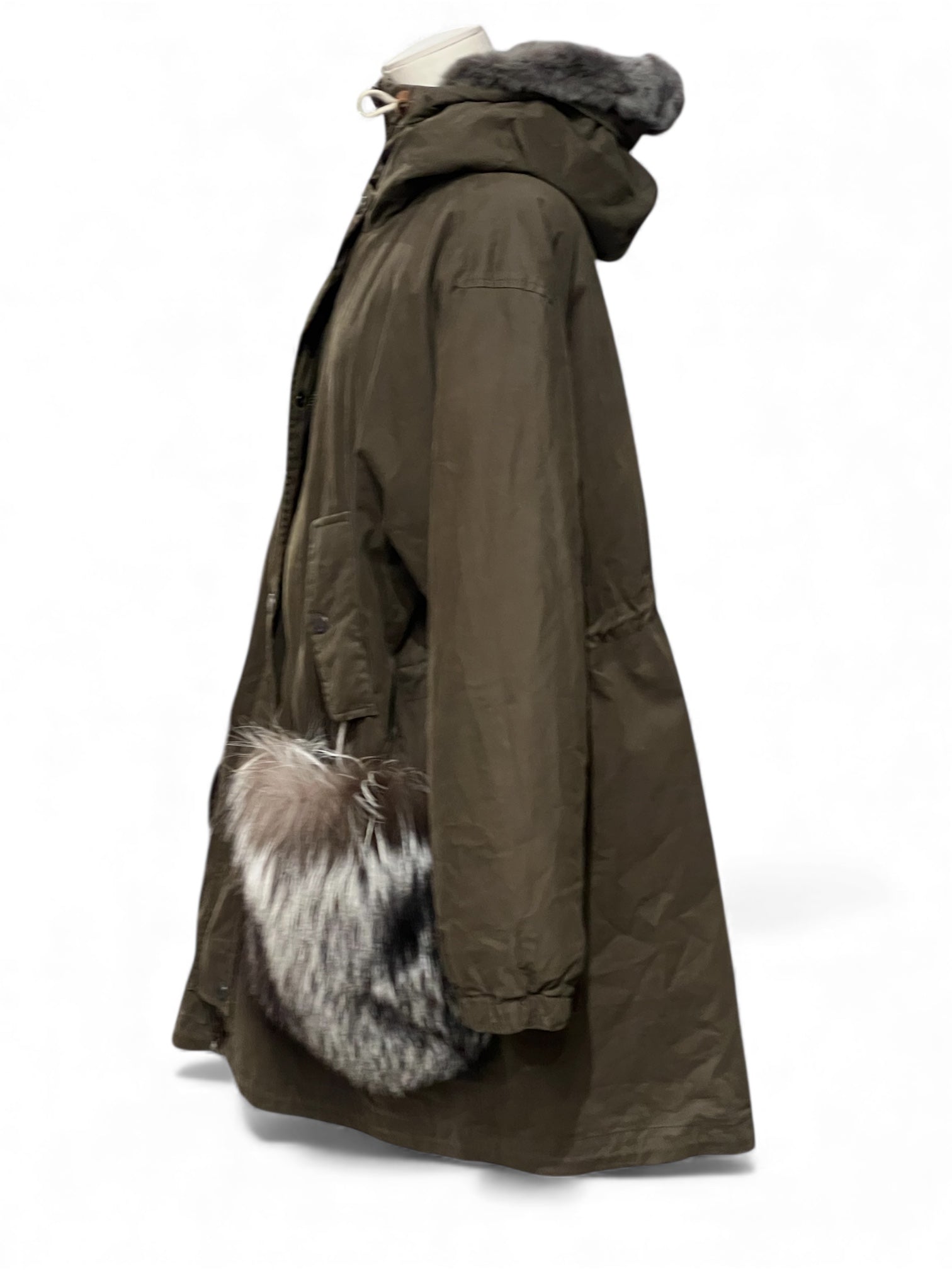 Max Mara - Parka fourrure T42
