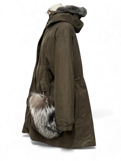 Max Mara - Parka fourrure T42