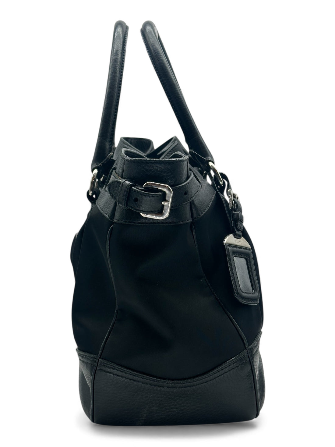 Prada - Sac à main en cuir et nylon