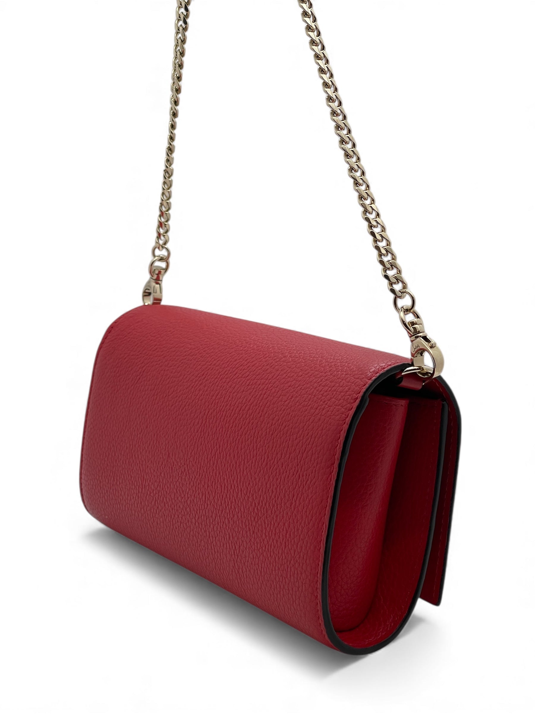 Louboutin – rote Paloma-Clutch-Tasche