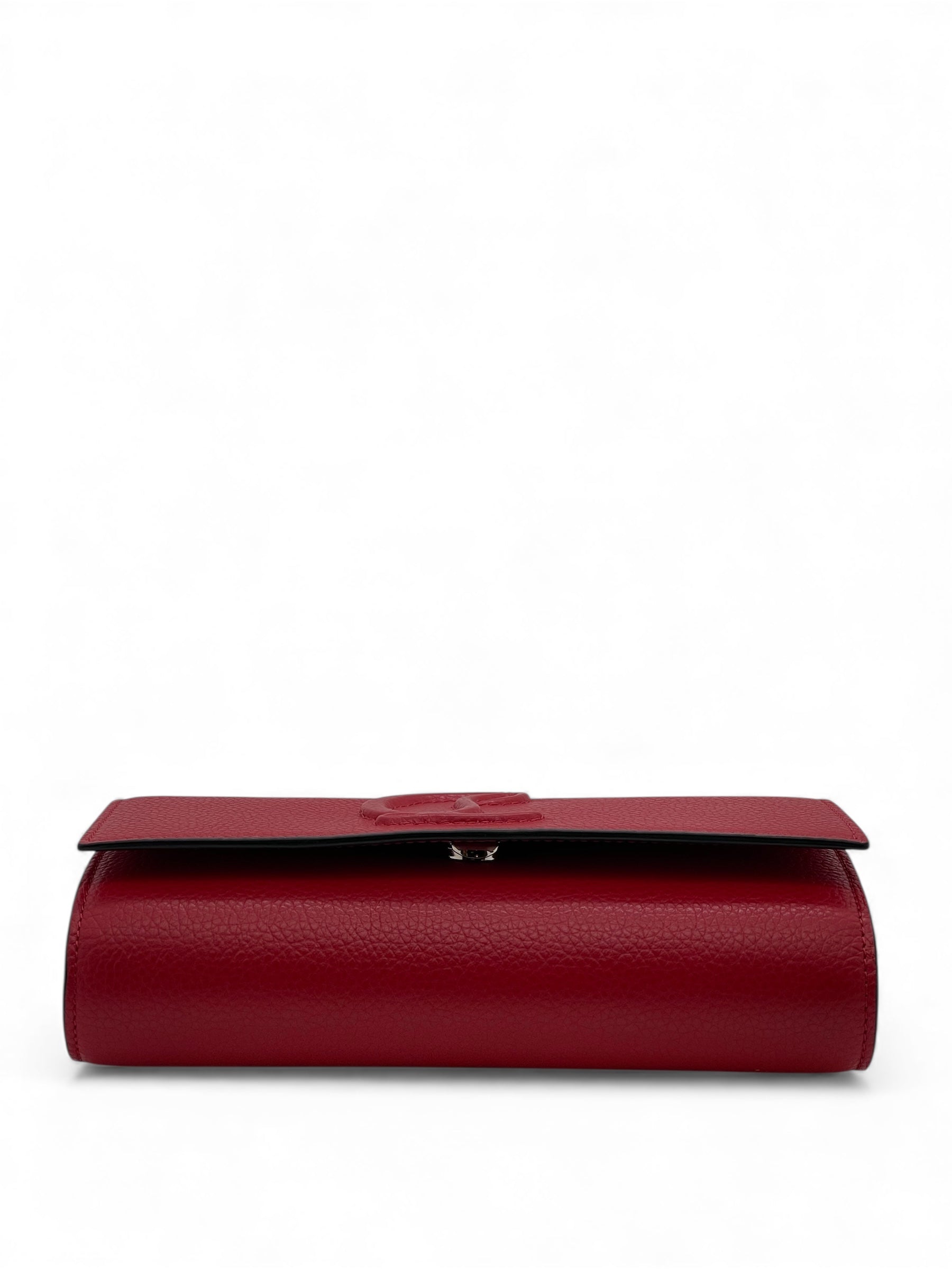 Louboutin – rote Paloma-Clutch-Tasche