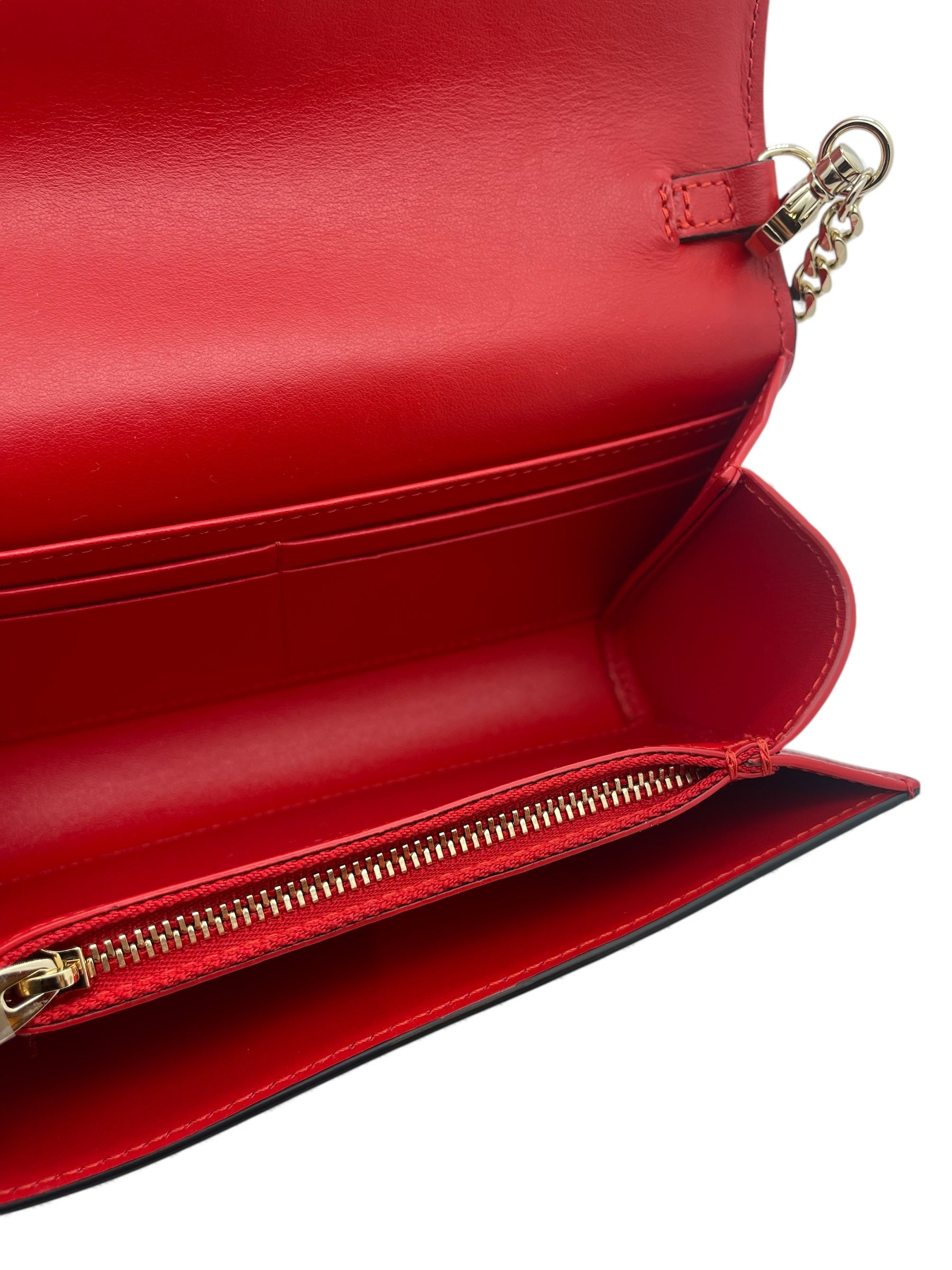 Louboutin – rote Paloma-Clutch-Tasche