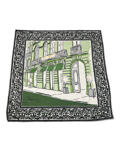 Givenchy - Carré vert en soie
