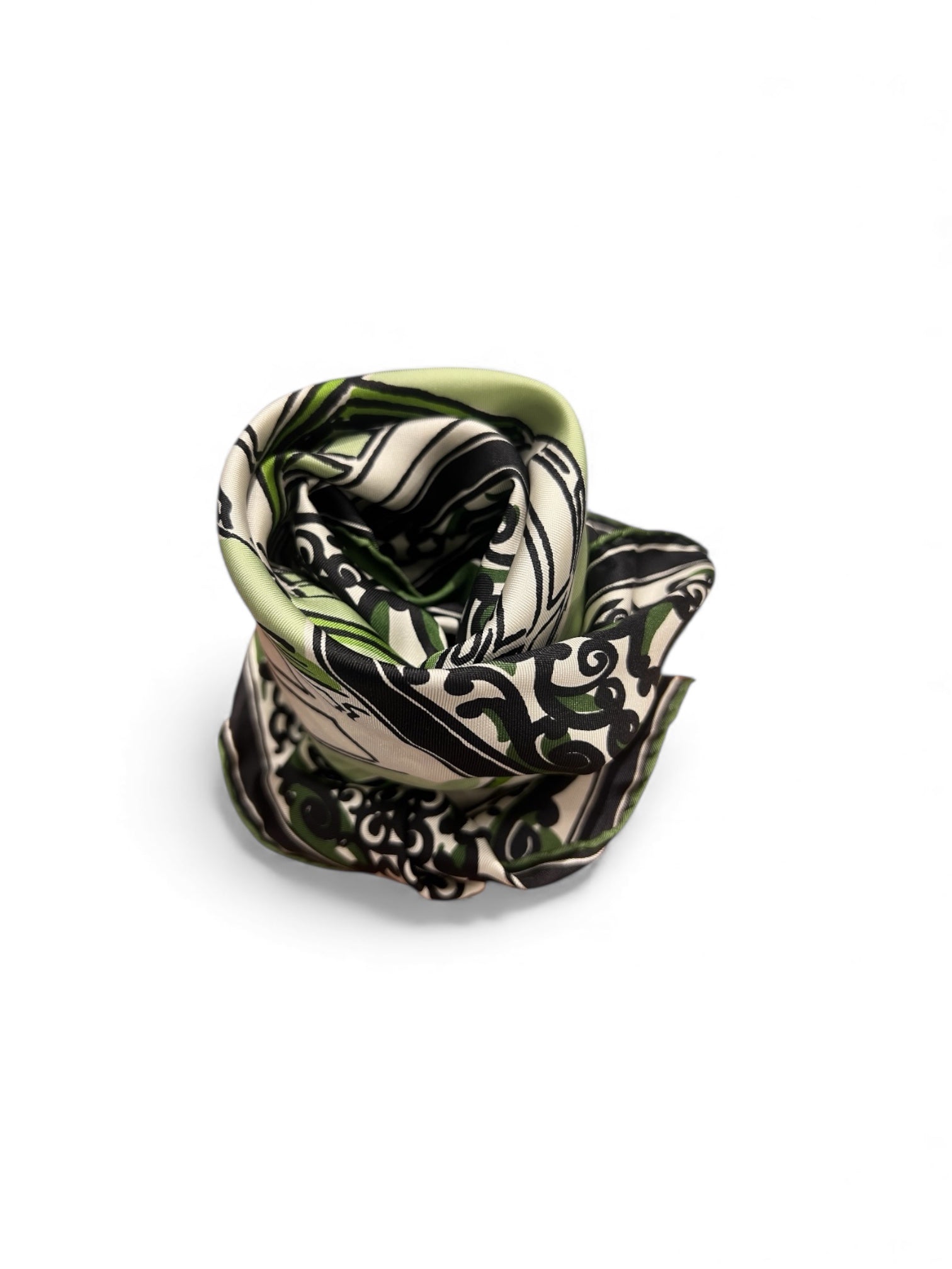 Givenchy - Carré vert en soie