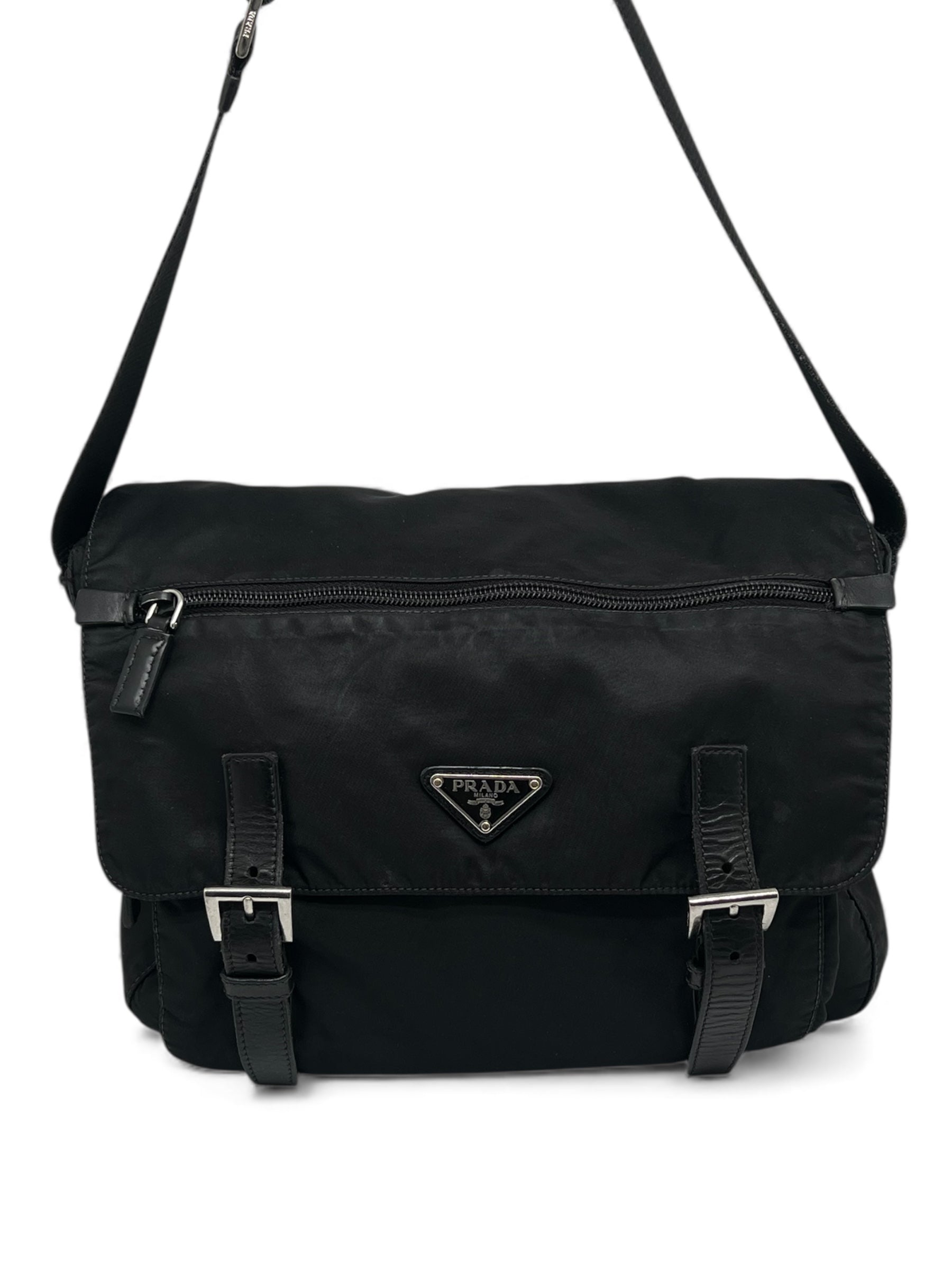 Prada - Borsa a tracolla in Re-Nylon