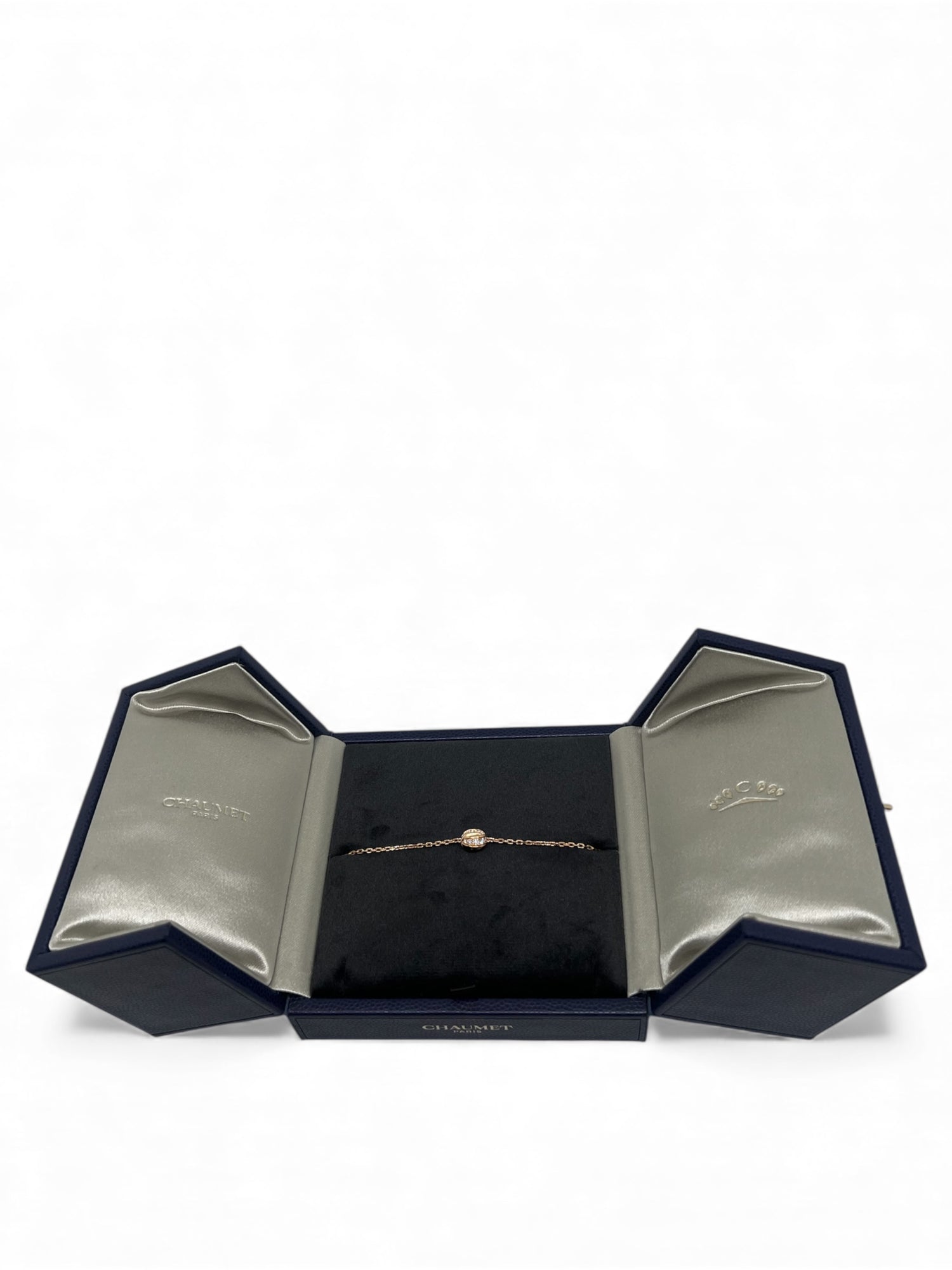 Chaumet - Bracelet rose gold avec diamants