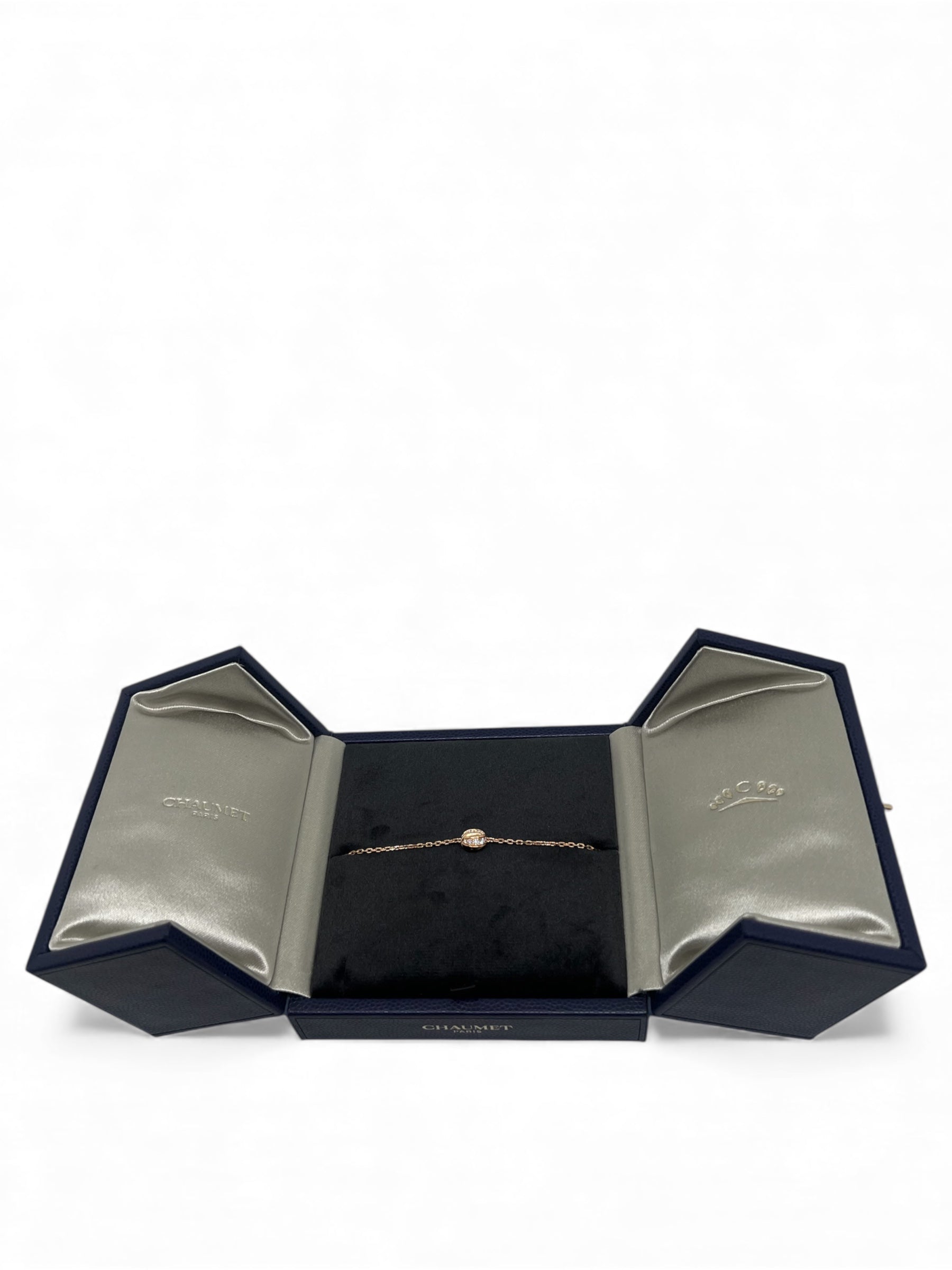 Chaumet - Bracelet rose gold avec diamants