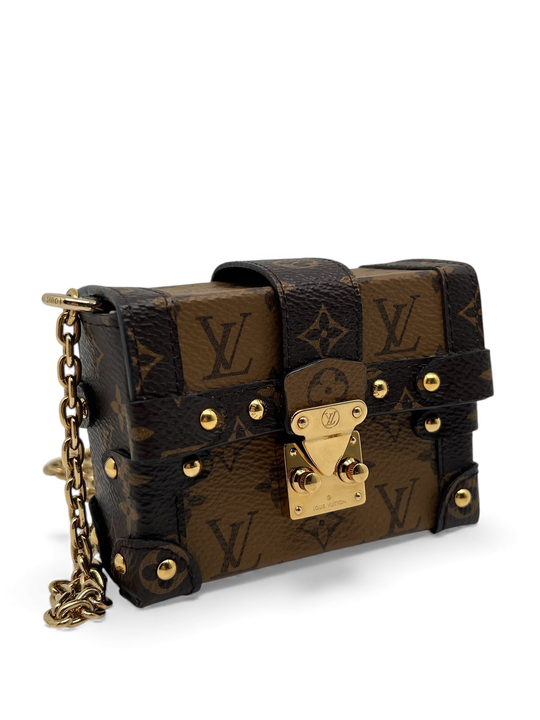 Louis Vuitton - Petite Malle Essential trunk with chain
