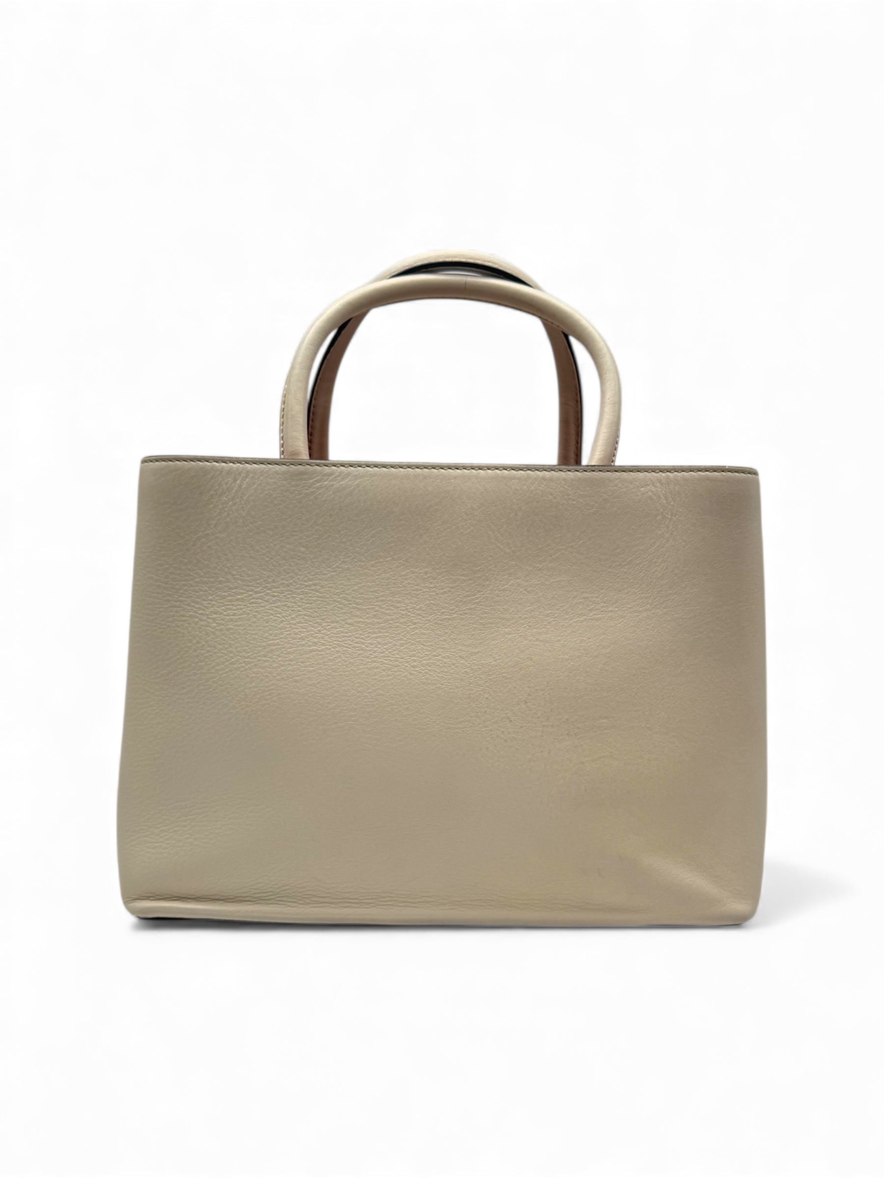 Fendi - Beigefarbene Handtasche 2 Tage mit Schulterriemen