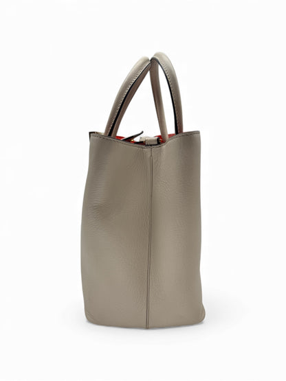 Fendi - Sac à main 2 jours beige à bandoulière