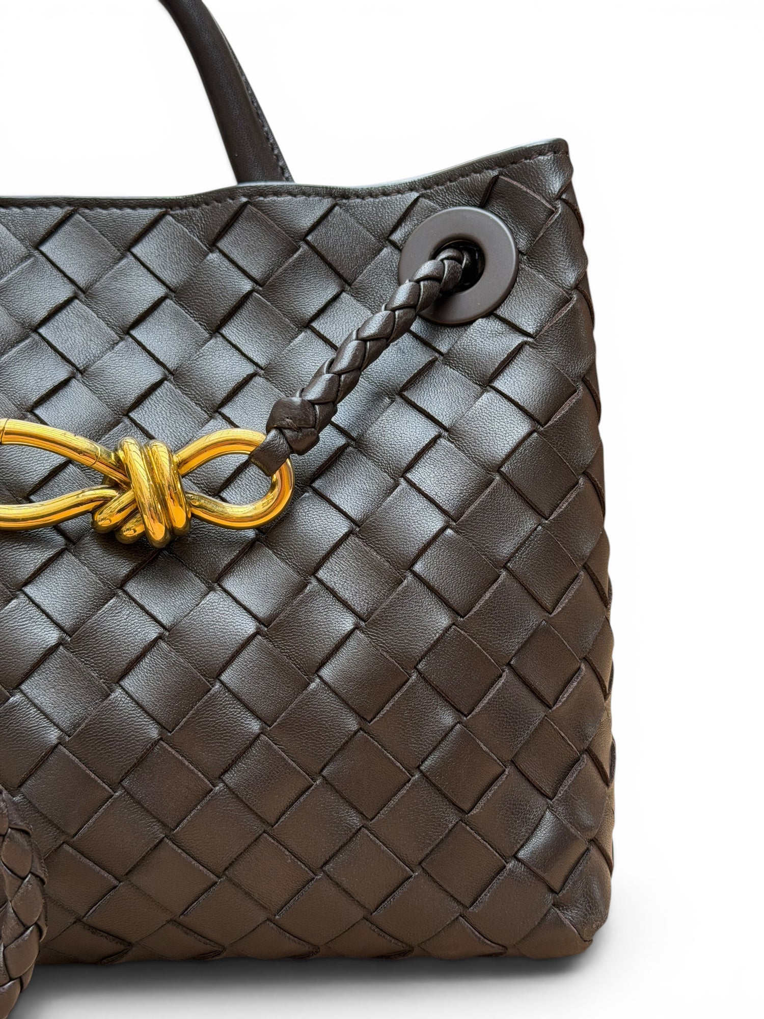 Bottega Veneta - Sac Andiamo PM Chocolat