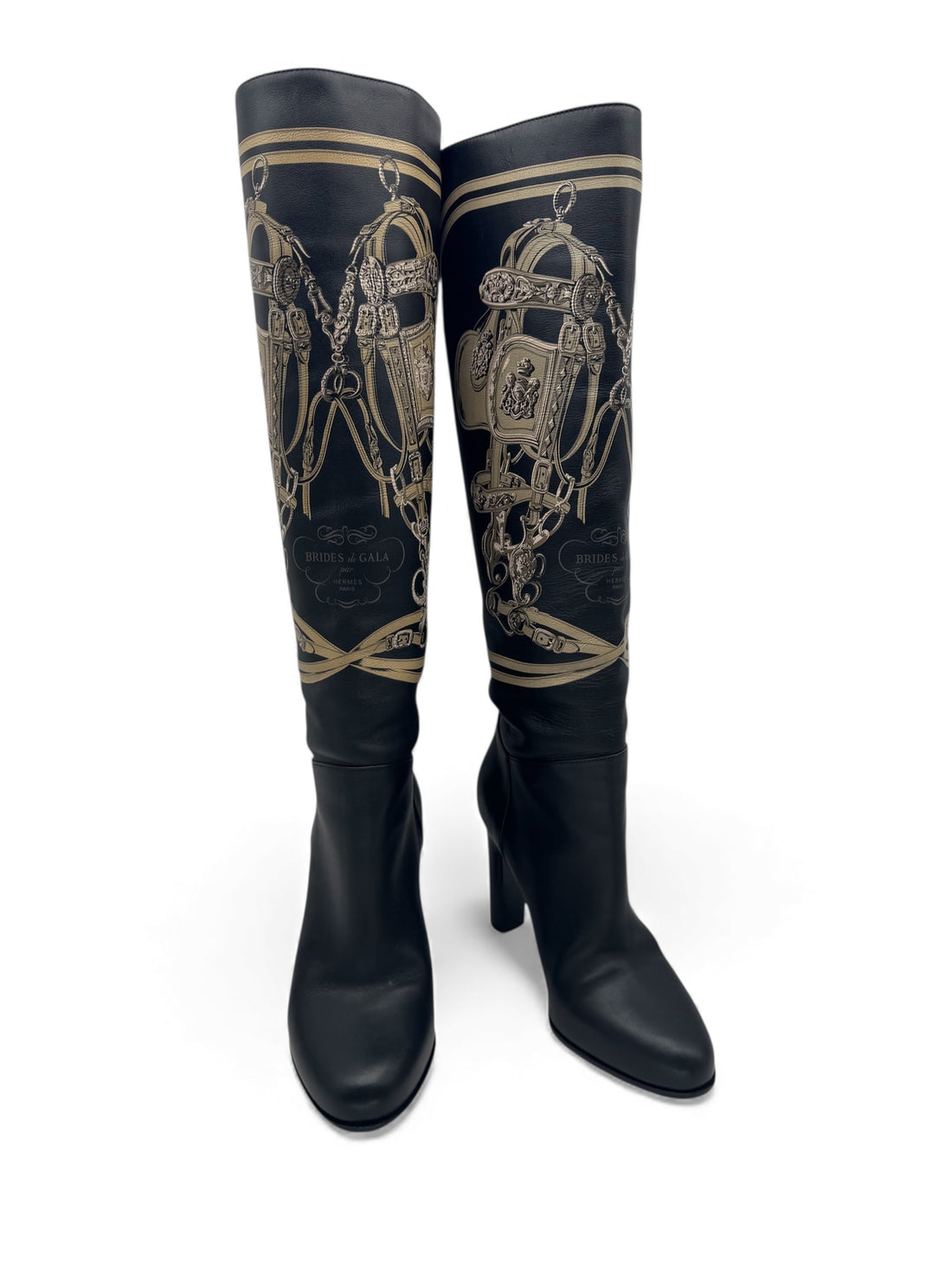 Hermès - Bottes Brides de Gala T36