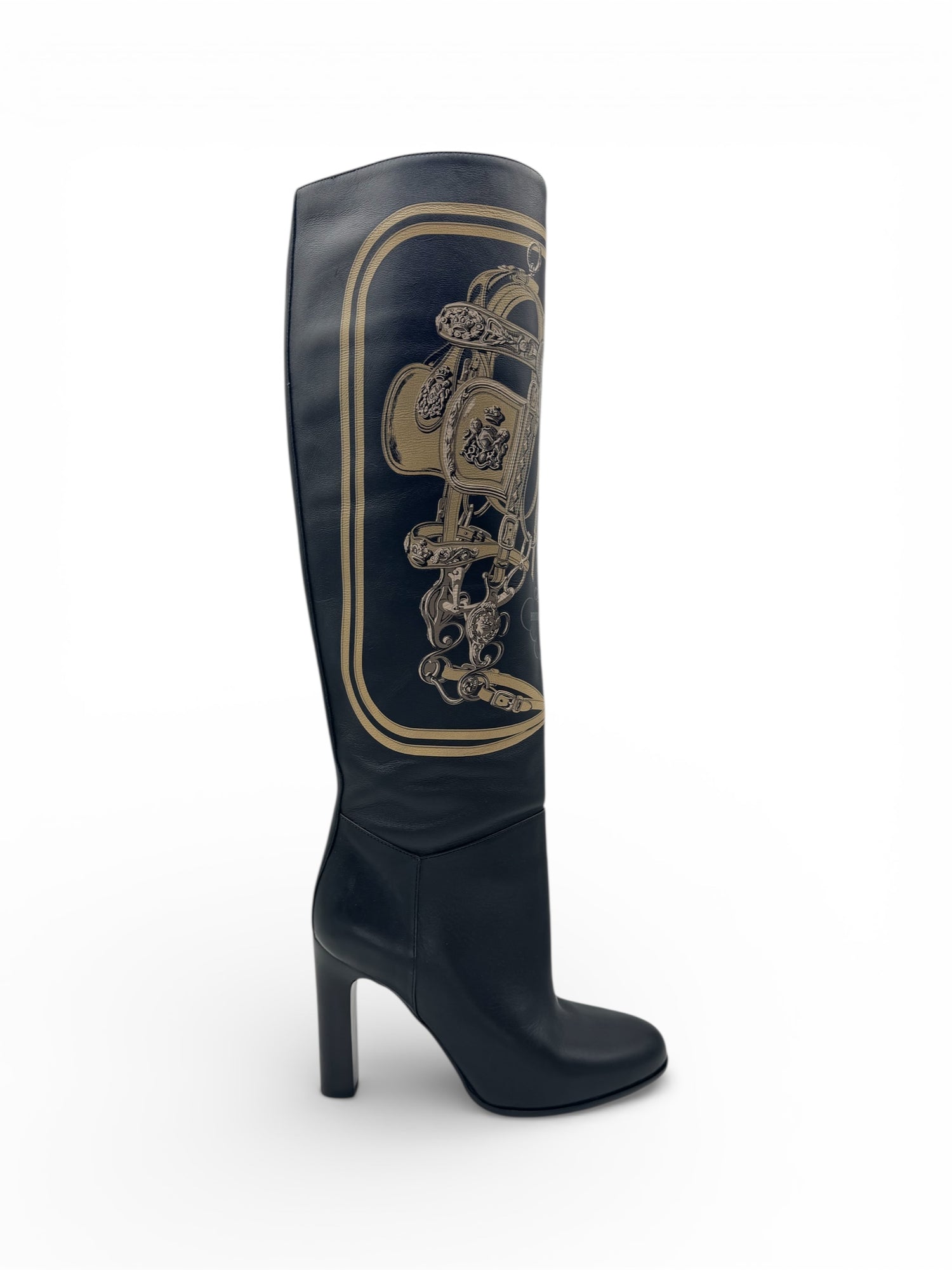 Hermès - Bottes Brides de Gala T36