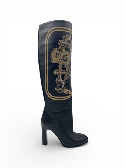 Hermès - Bottes Brides de Gala T36